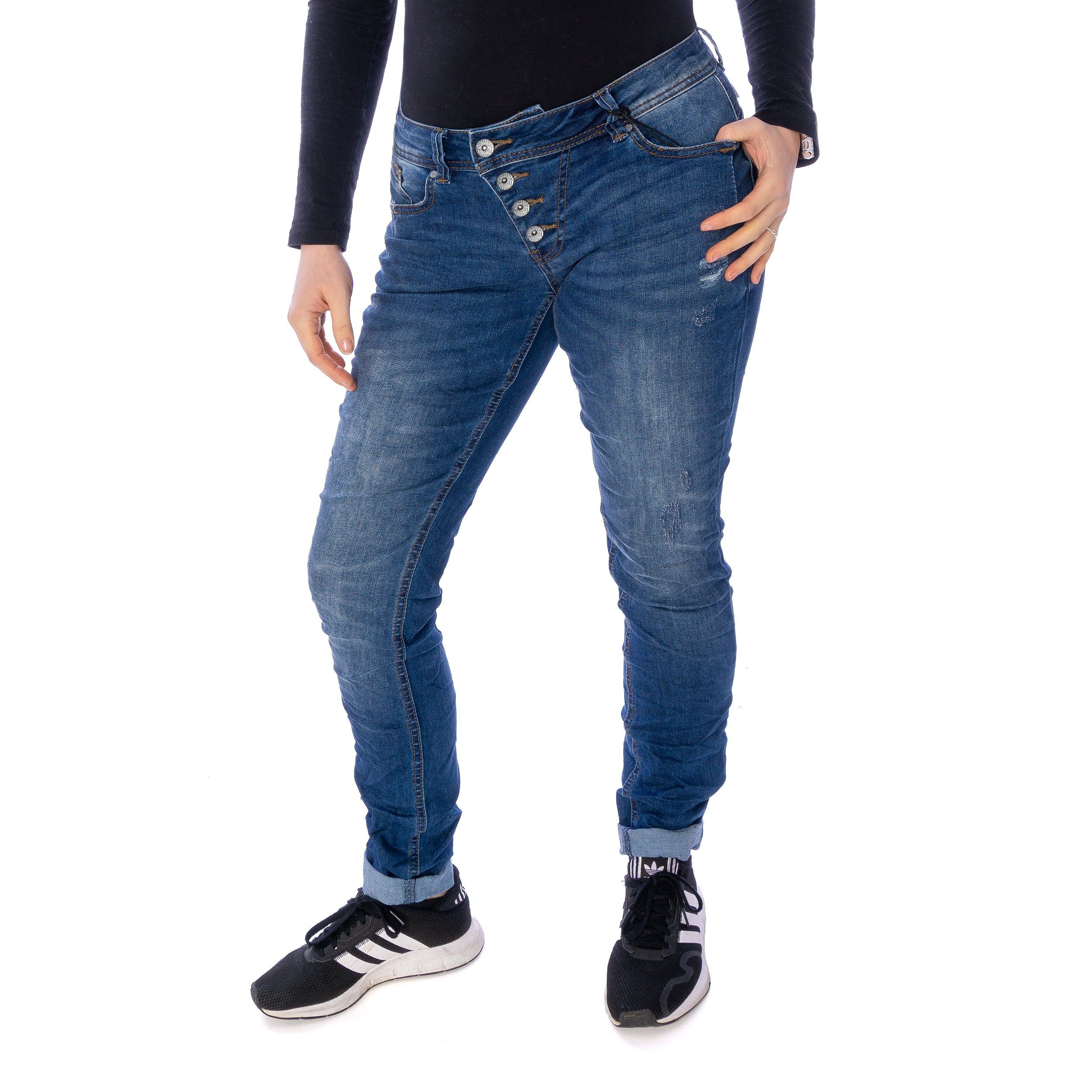 Buena Vista Slim-fit-Jeans Hose stretch Malibu Vista Buena denim