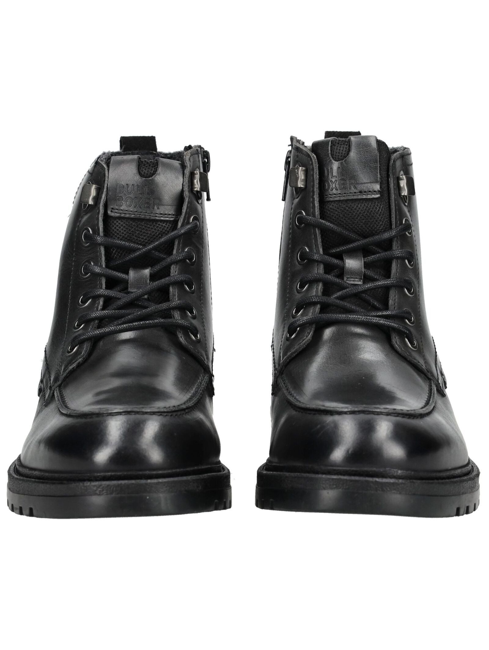 Bullboxer Stiefelette Glattleder . Schnürstiefelette