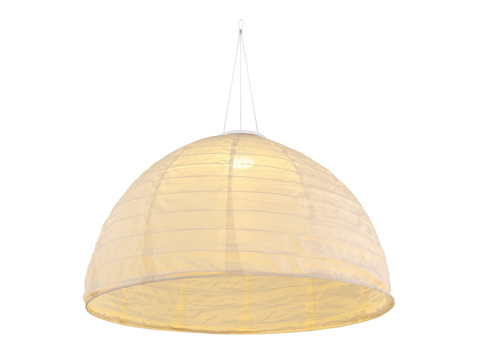 GLOBO LIGHTING LED Solarleuchte, LED fest integriert, warmweiß, Hängeleuchte Solar-licht draußen Solarbeleuchtung Garten hängend Ø40cm