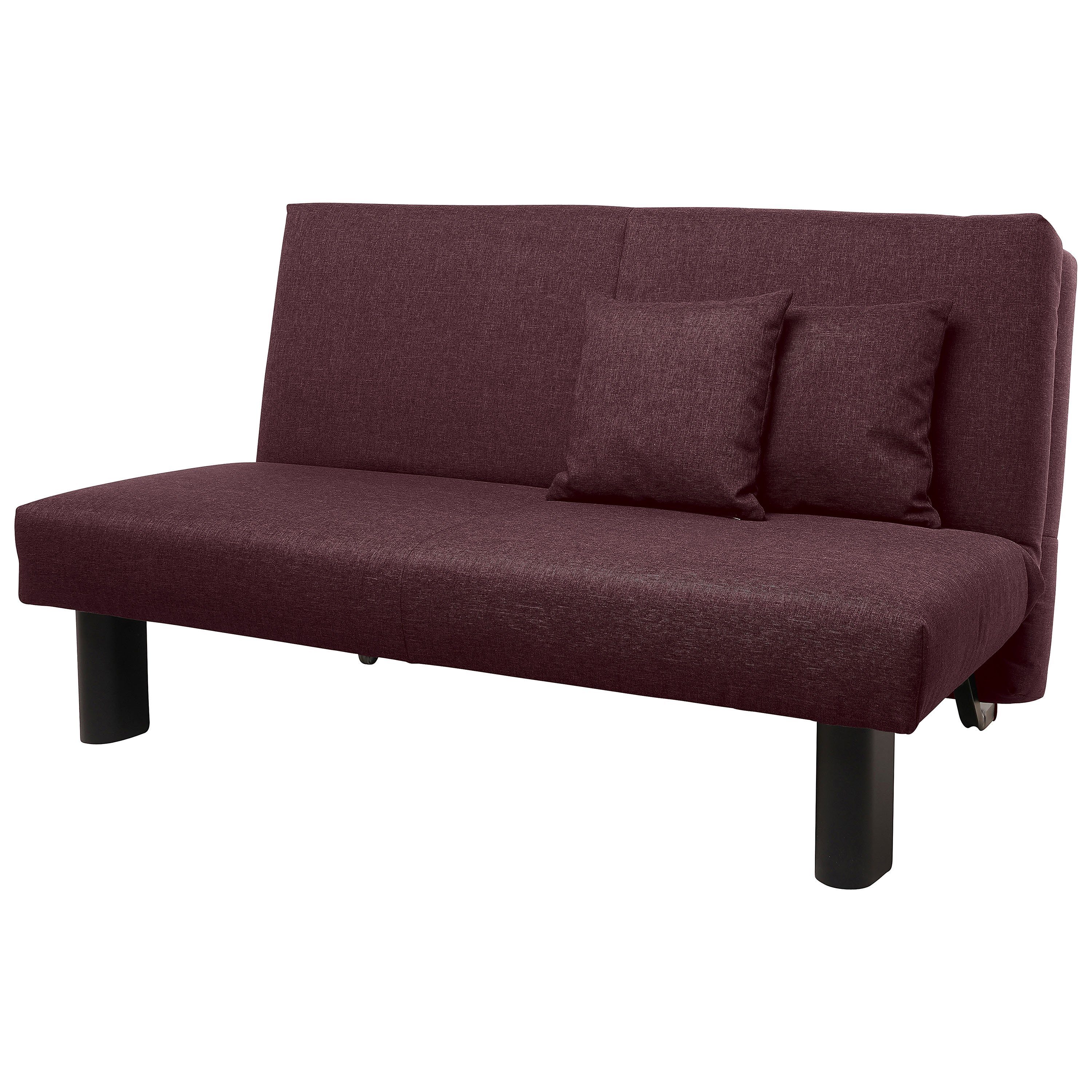 Sofa burgund Columbus, Winzer® Faltsofa Max