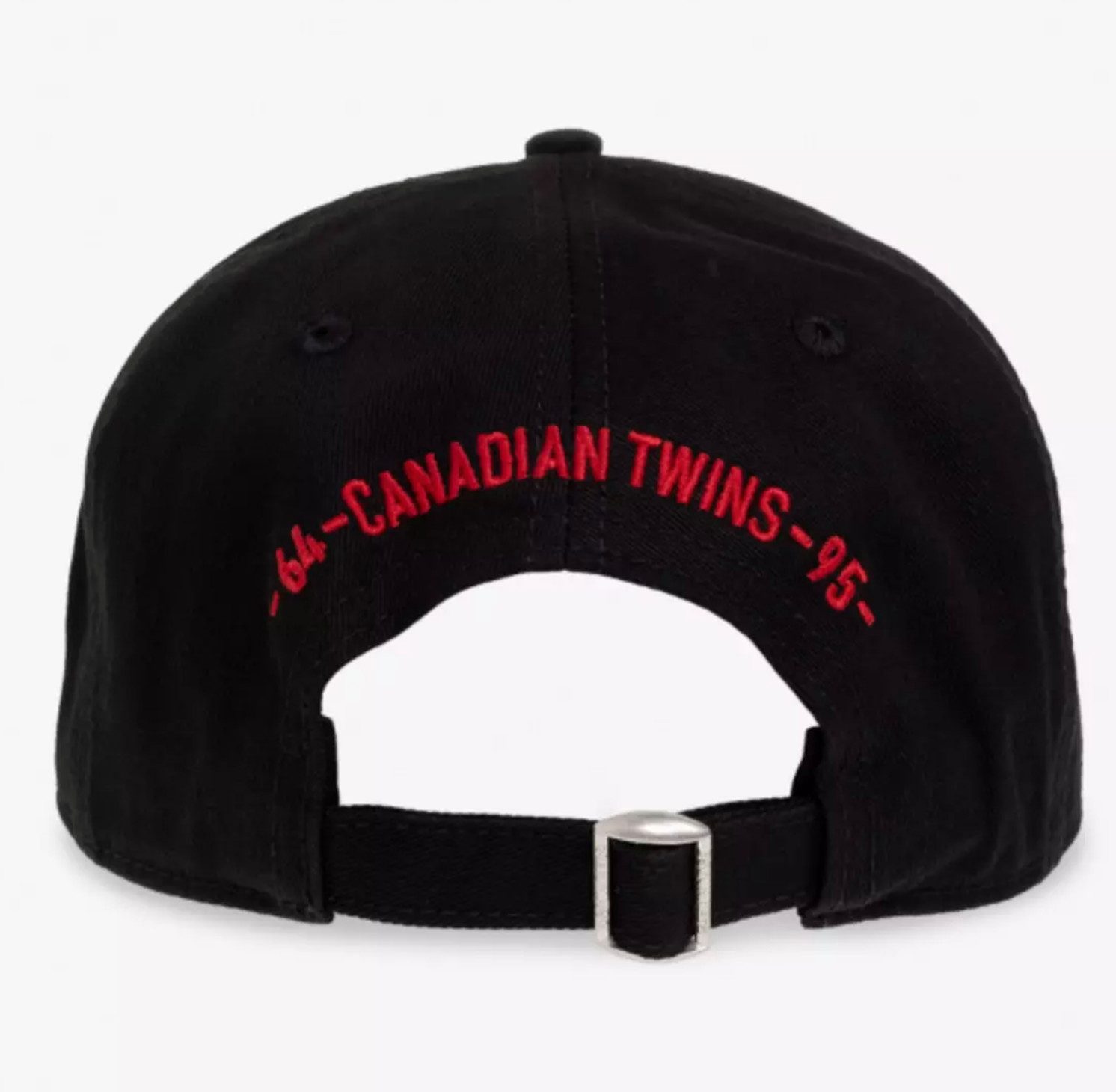 Dsquared2 Baseball Cap 64-CANADIAN TWINS-95 Baseballkappe Icon Kappe Verstellbarer Schnallenverschluss für eine individuelle Anpassung
