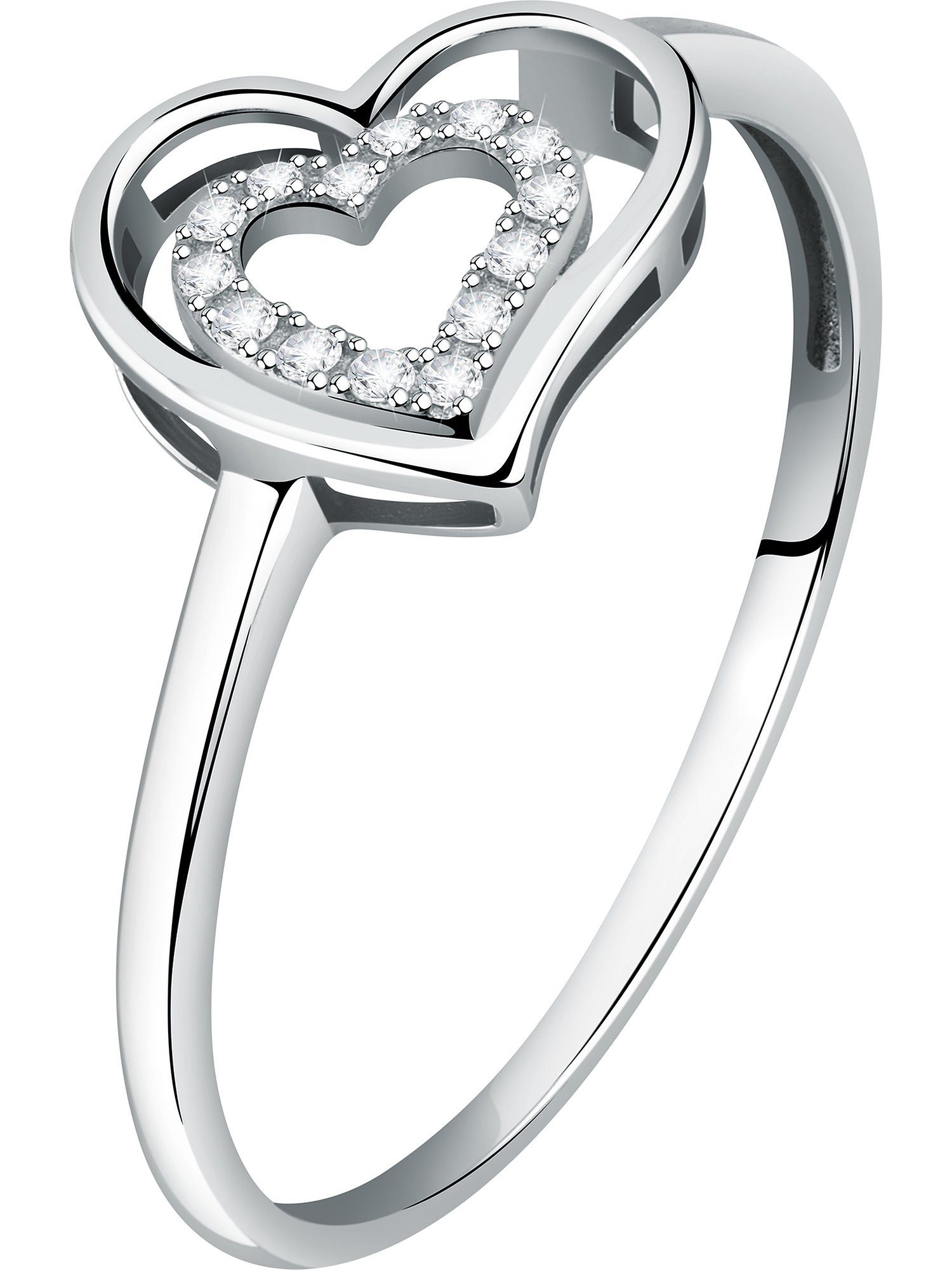 CHRIST Diamantring CHRIST Damen-Damenring 375er Weißgold 14 Diamant