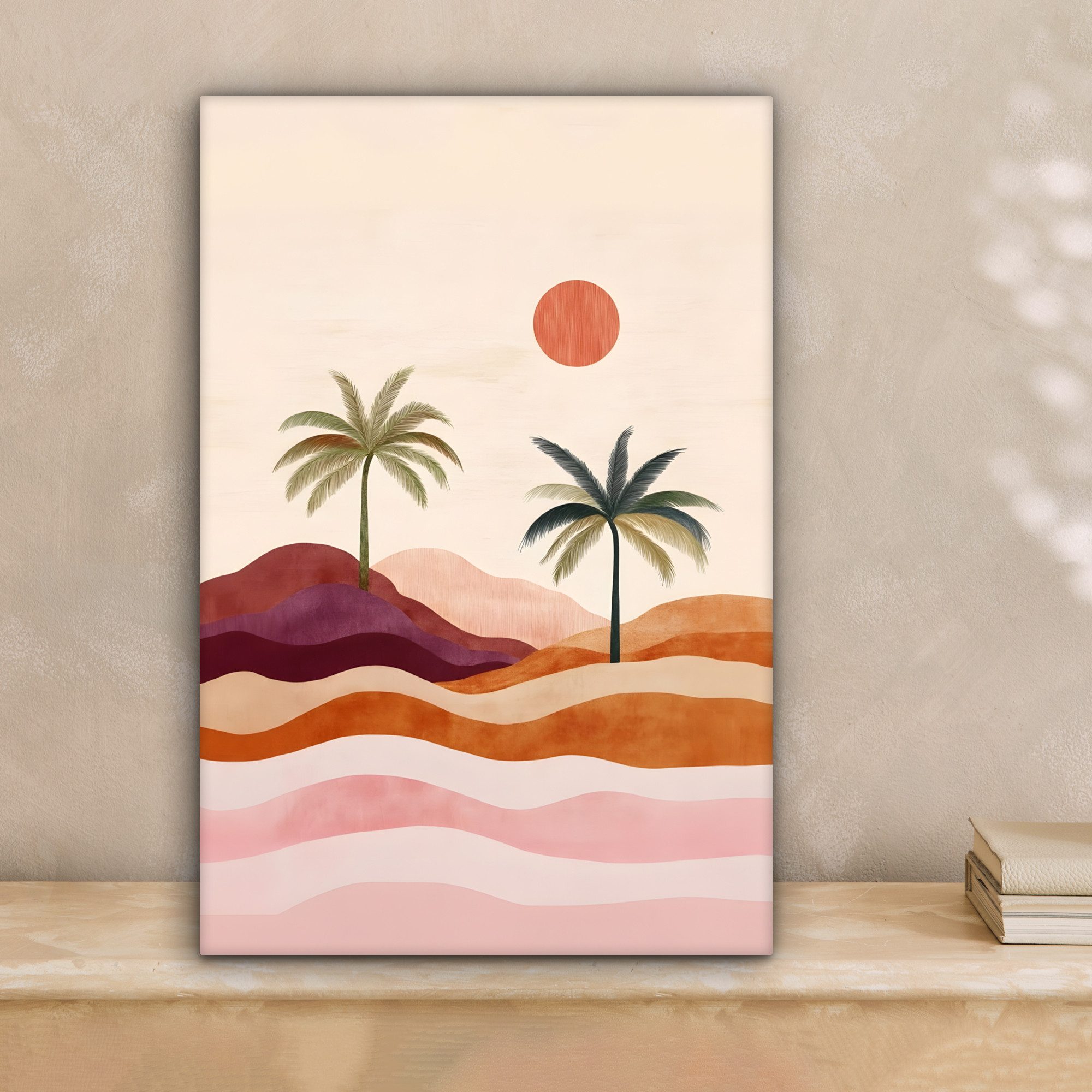 OneMillionCanvasses® Leinwandbild Palmen - Abstrakt - günstig online kaufen