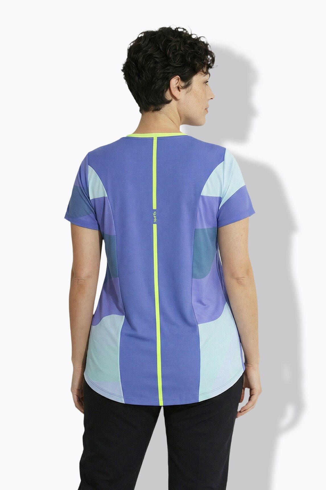 Ulla Popken T-Shirt Funktions-Bikeshirt Rundhals Halbarm Taschen – Bild 3 von 4