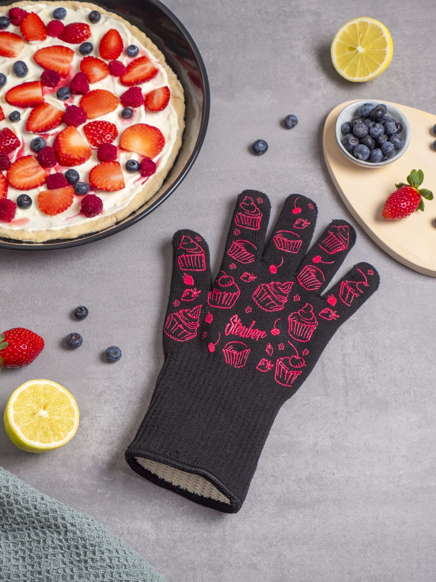 Steuber Grillhandschuhe, Ofenhandschuh CUPCAKE Unisex Grillhandschuh günstig online kaufen
