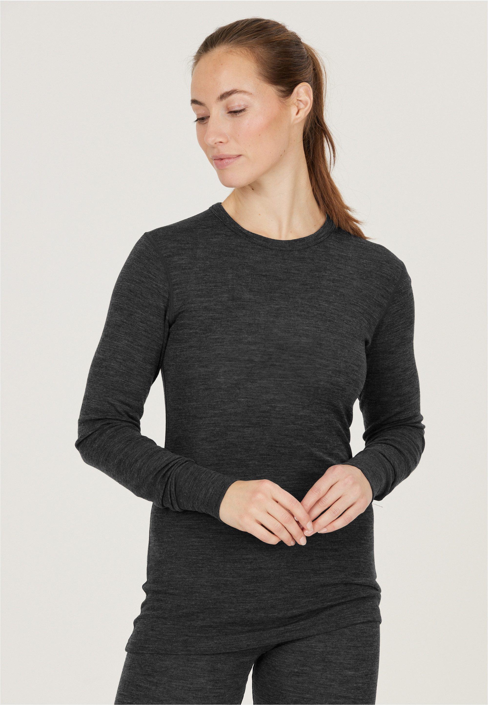 WHISTLER Funktionsshirt Cerro aus hochwertig-natürlichem Mix mit Merinowolle und Lyocell