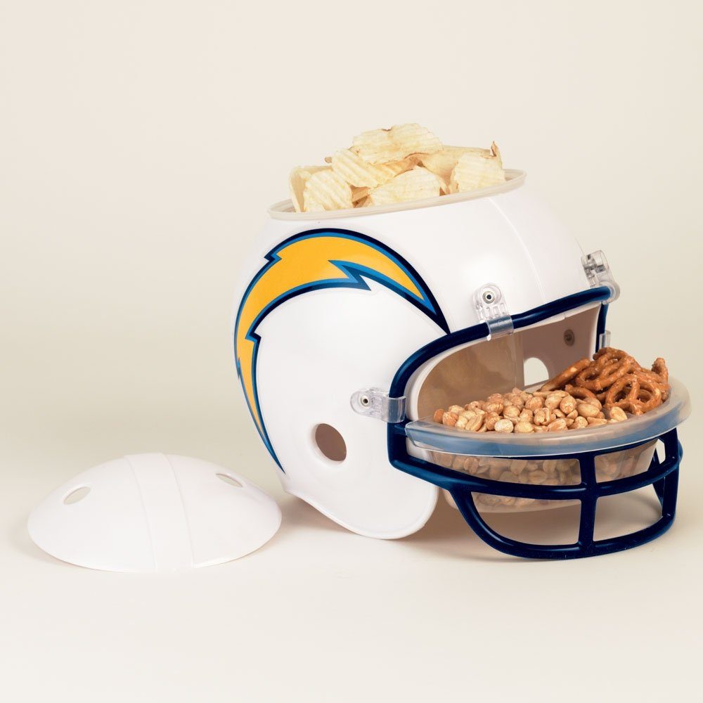 Los Angeles Chargers Snackschale Snack Helm, Kunststoff, original Größe