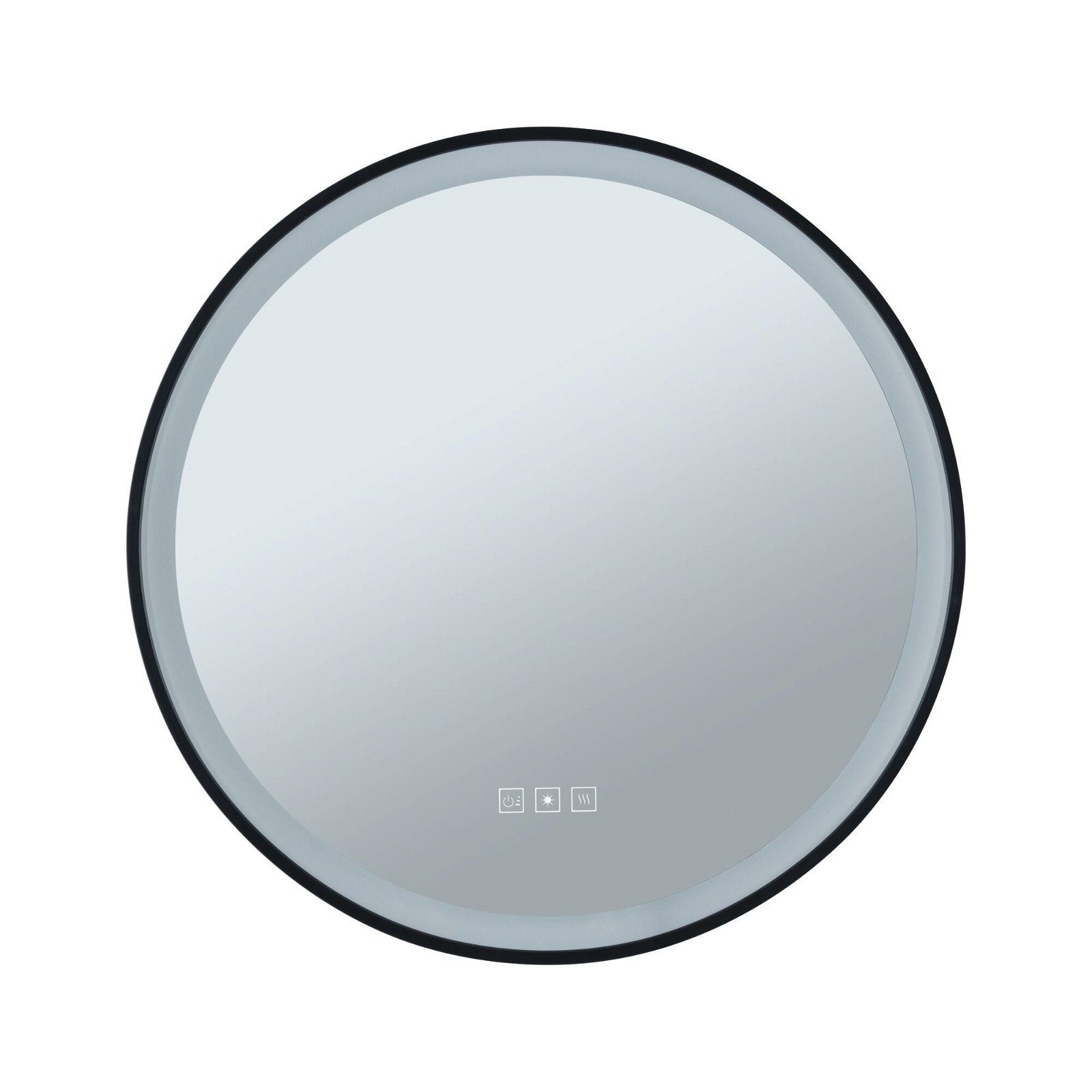 Paulmann LED Wandleuchte Spiegel Mirra rund frame IP44 21W 600mm 230V dimmbar, LED fest integriert, Tageslichtweiß, WhiteSwitch, Spiegel | Wandleuchten