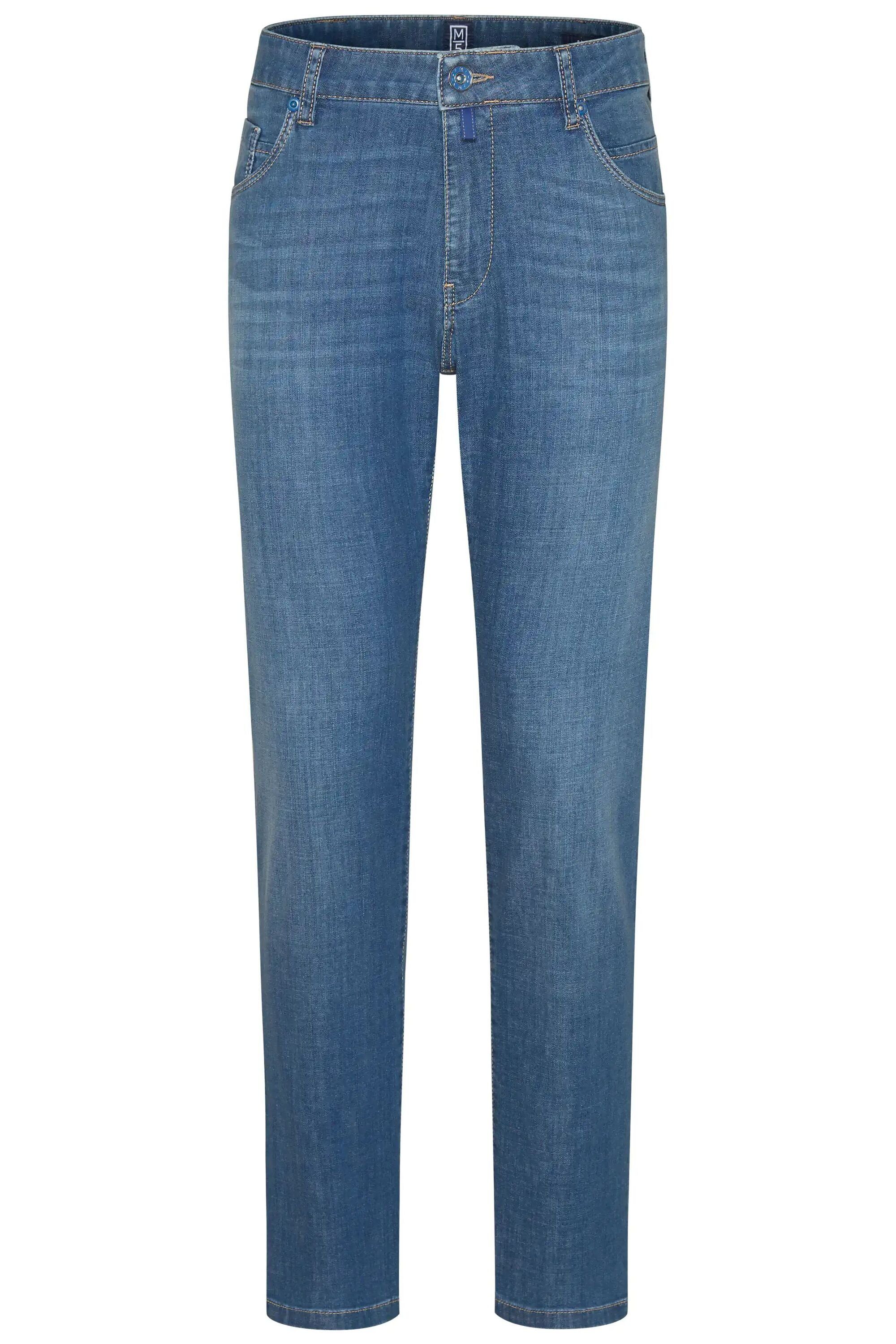 5-Pocket-Jeans MEYER blau Super-Stretch