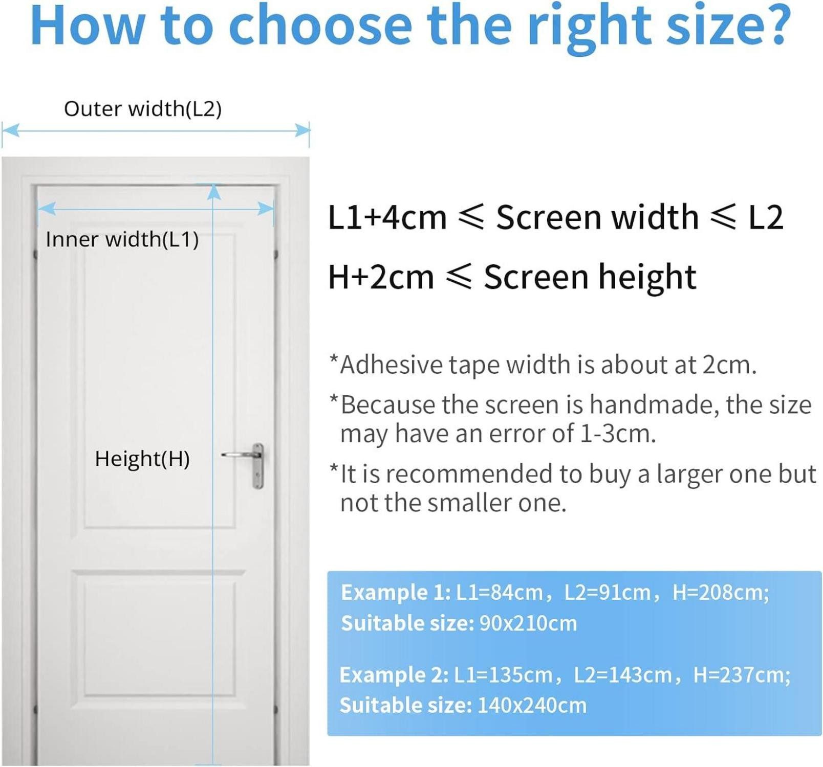 LuxusKollektion Schädlingsschutznetz Fliegengitter Tür Magnet 90x220cm günstig online kaufen