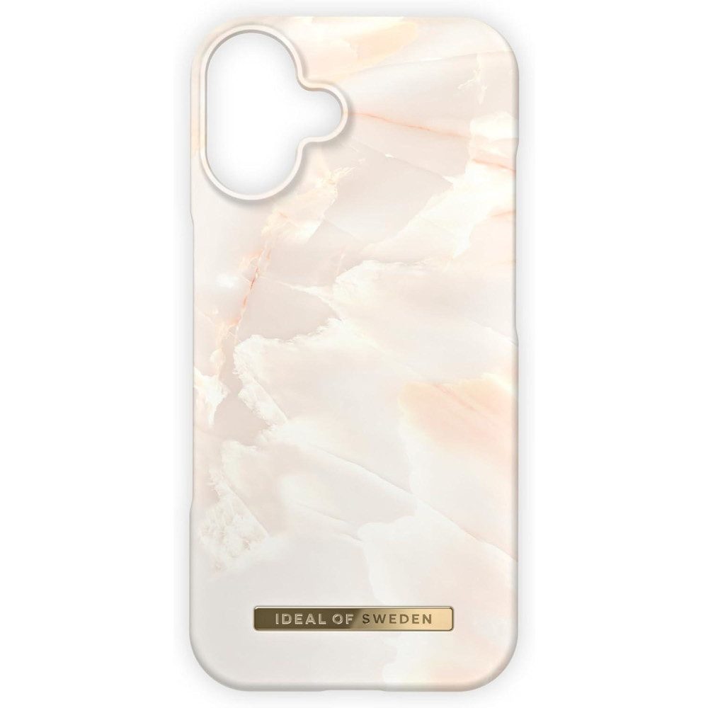 iDeal of Sweden Handyhülle Printed Case iPhone 16, Rose Pearl Marble Handyhülle