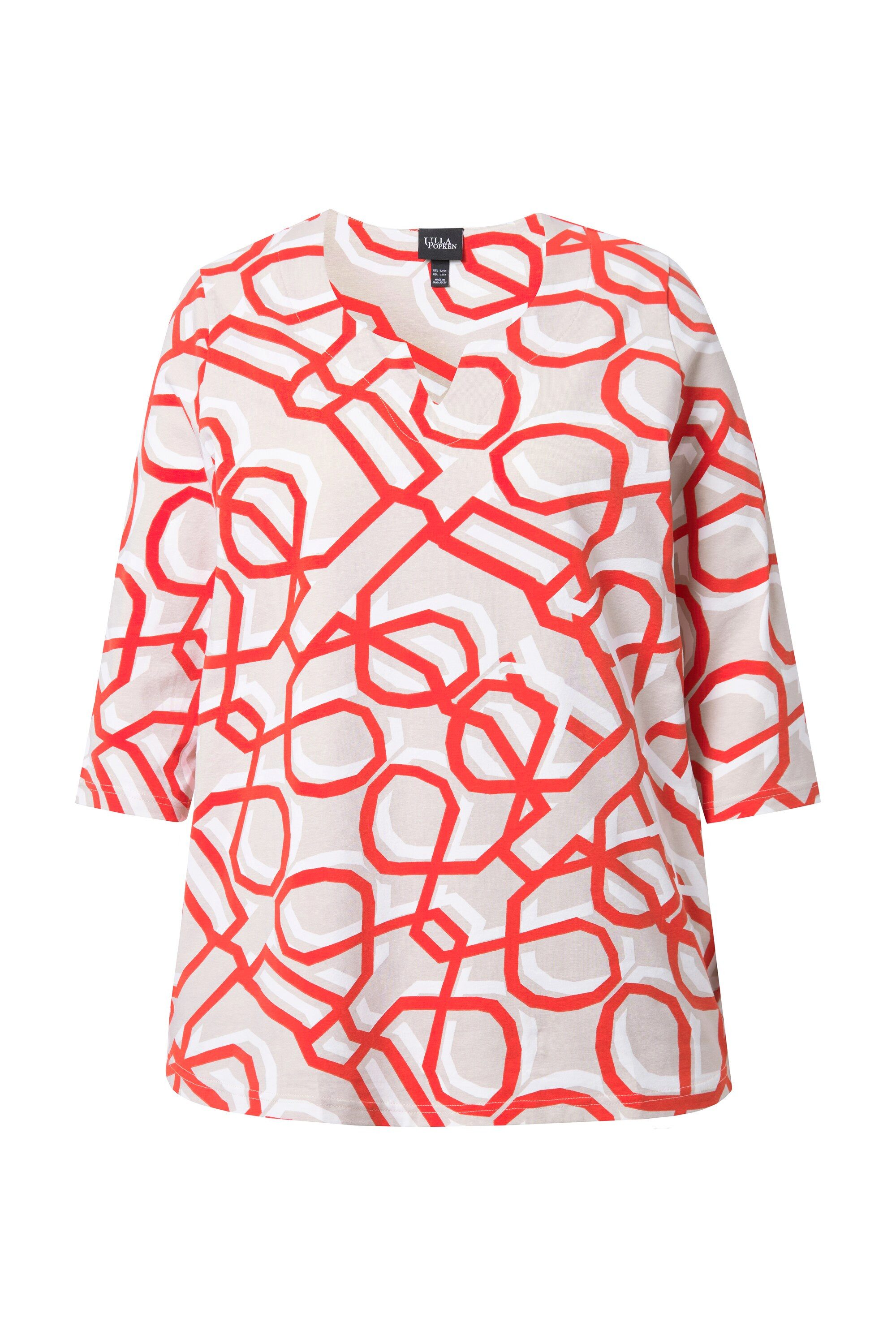 Ulla Popken T-Shirt Shirt grafischer Druck günstig online kaufen