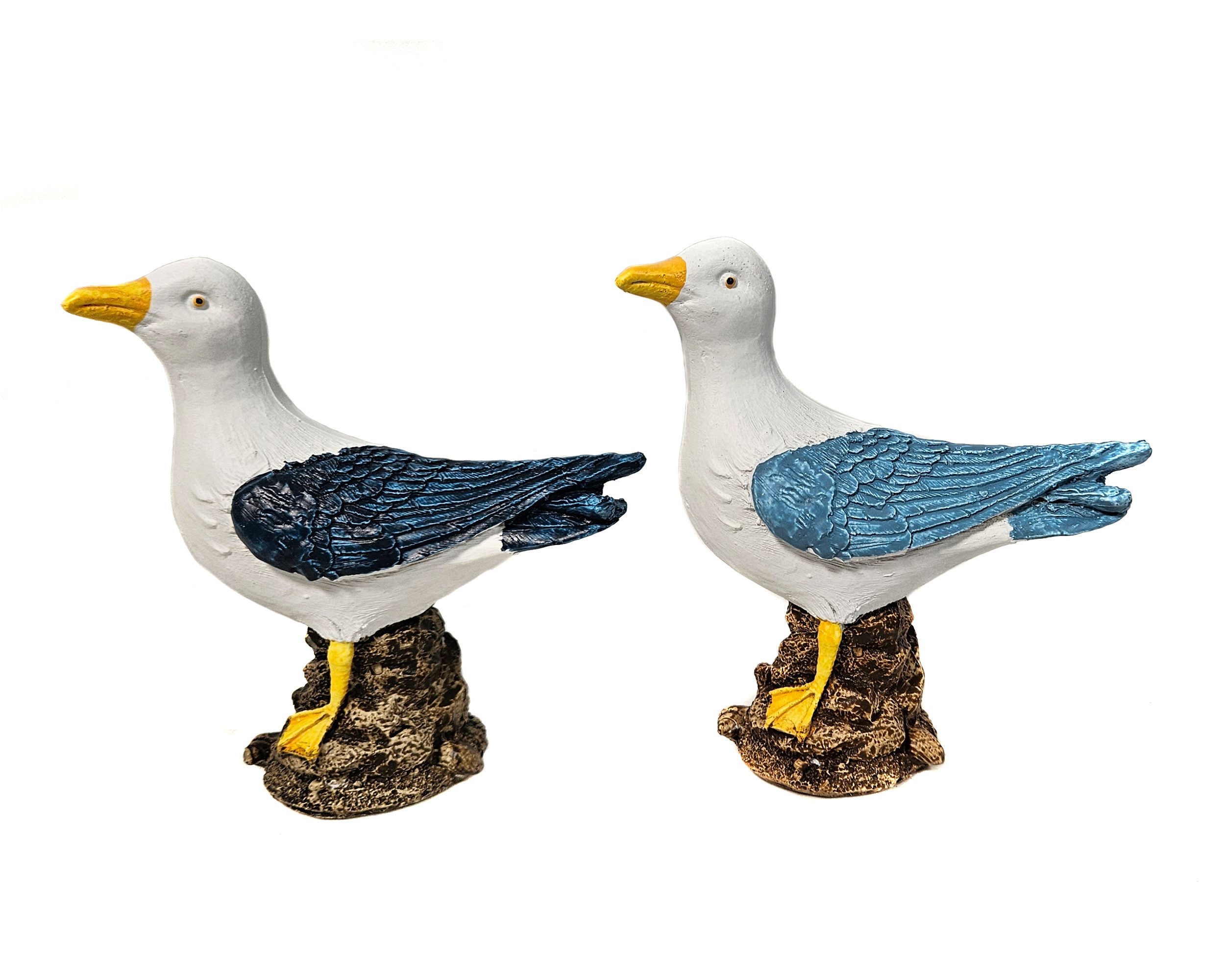 Yudu Dekofigur 1 Paar Möwe Küstenambiente Maritime Deko Figur