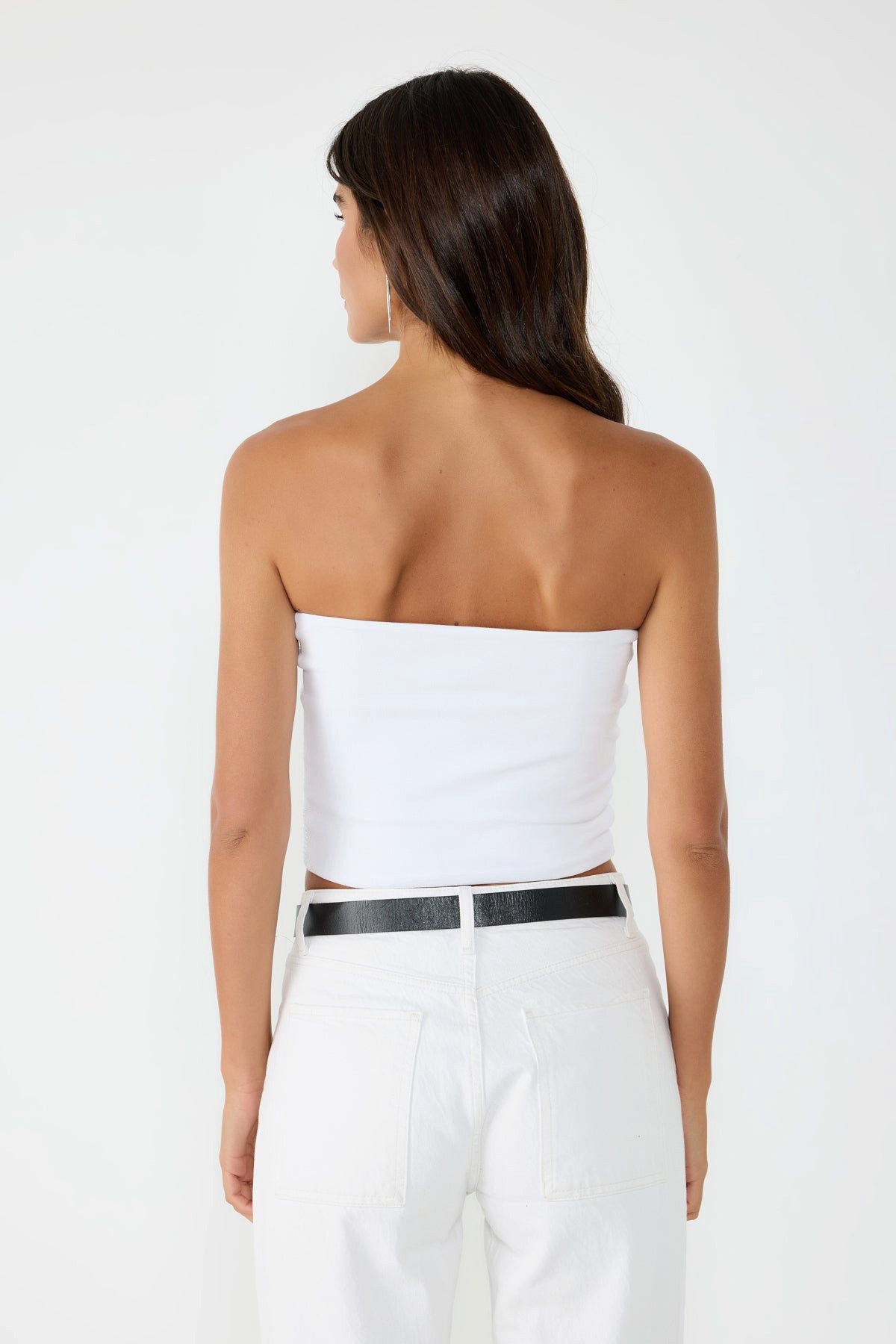 No Matter What Crop-Top Trägerloses, verziertes Crop-Top – Bild 5 von 5