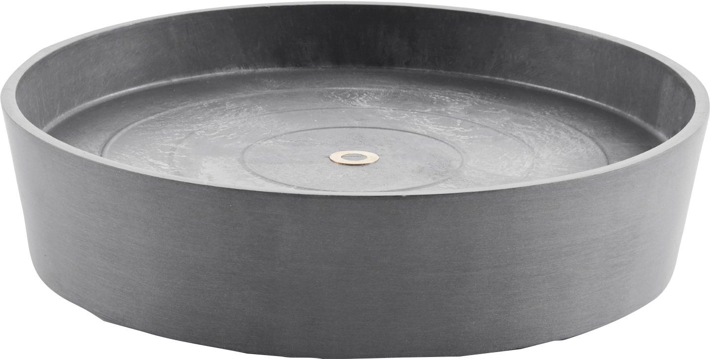 Hochpreisiger Versandhandel ECOPOTS Blumentopfuntersetzer SAUCER WHEELS Grey, 41,5x41,5x9 cm BxTxH