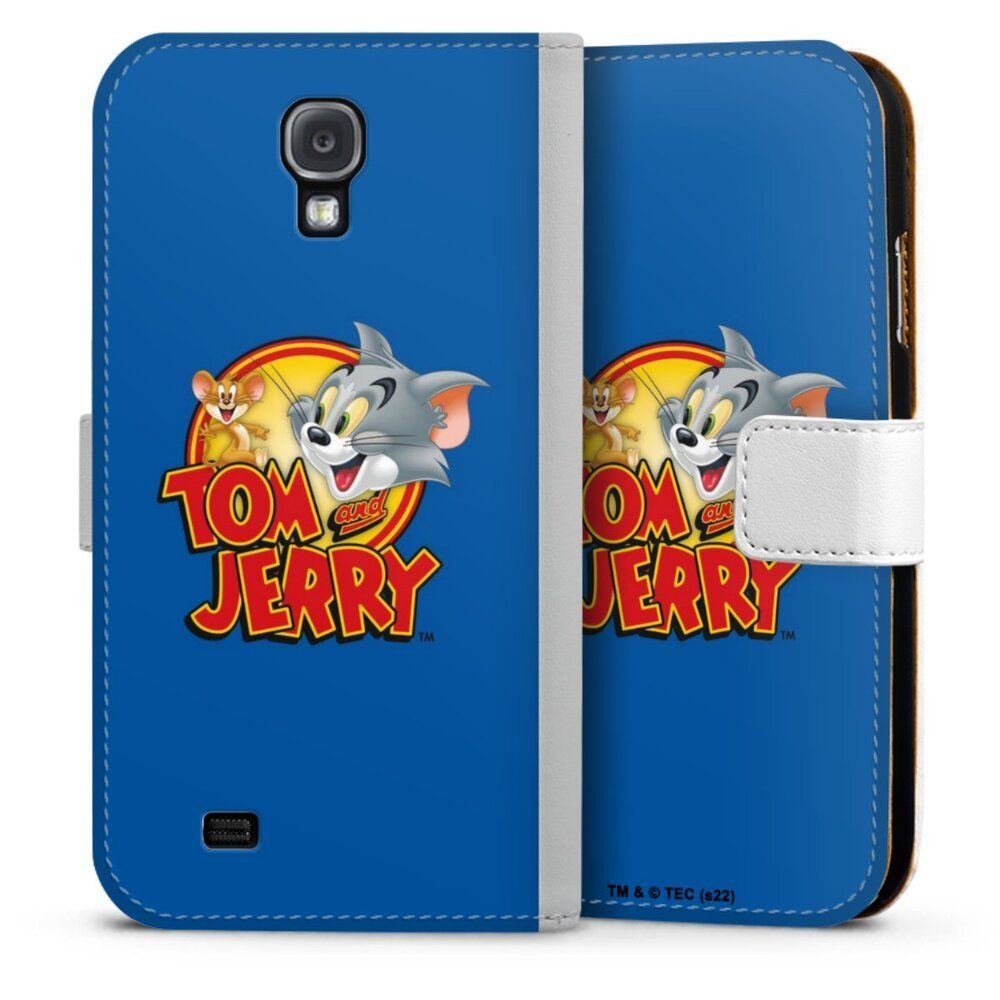 DeinDesign Handyhülle Tom und Jerry Animation Film Tom&Jerry Logo, Samsung  Galaxy S4 Hülle Handy Flip Case Wallet Cover Handytasche Leder
