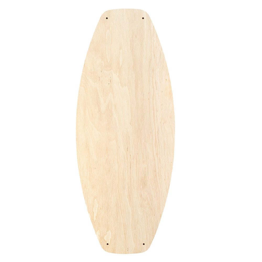 Daffy Boards Balanceboard Allrounder Set mit Korkrolle - Design: Hibiskus