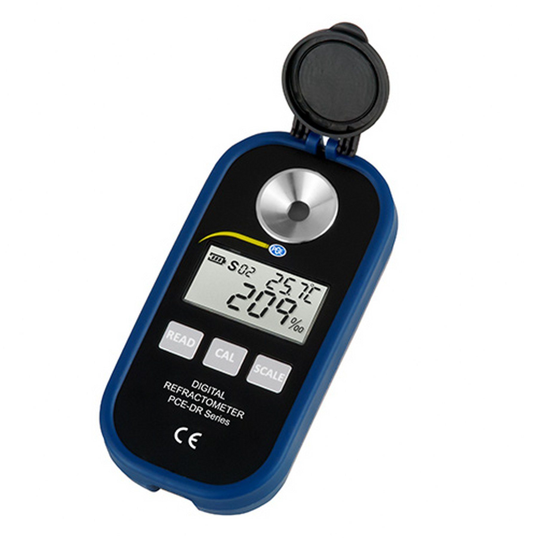Feuchtigkeitsmesser Refraktometer PCE-DRS 1 Salzgehaltbestimmung