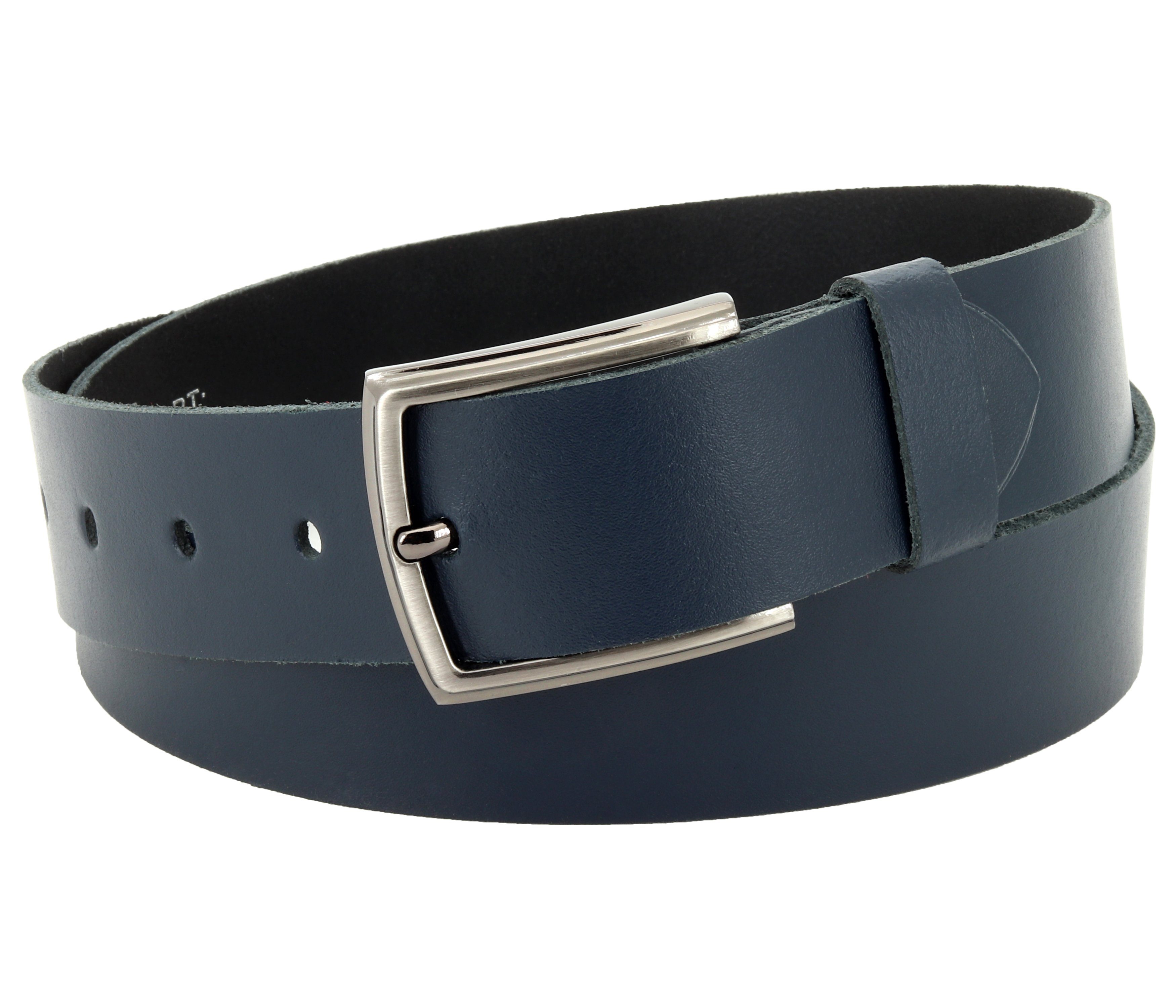 COLOGNEBELT Ledergürtel OM526-SL-Dunkelblau MADE IN GERMANY, günstig online kaufen