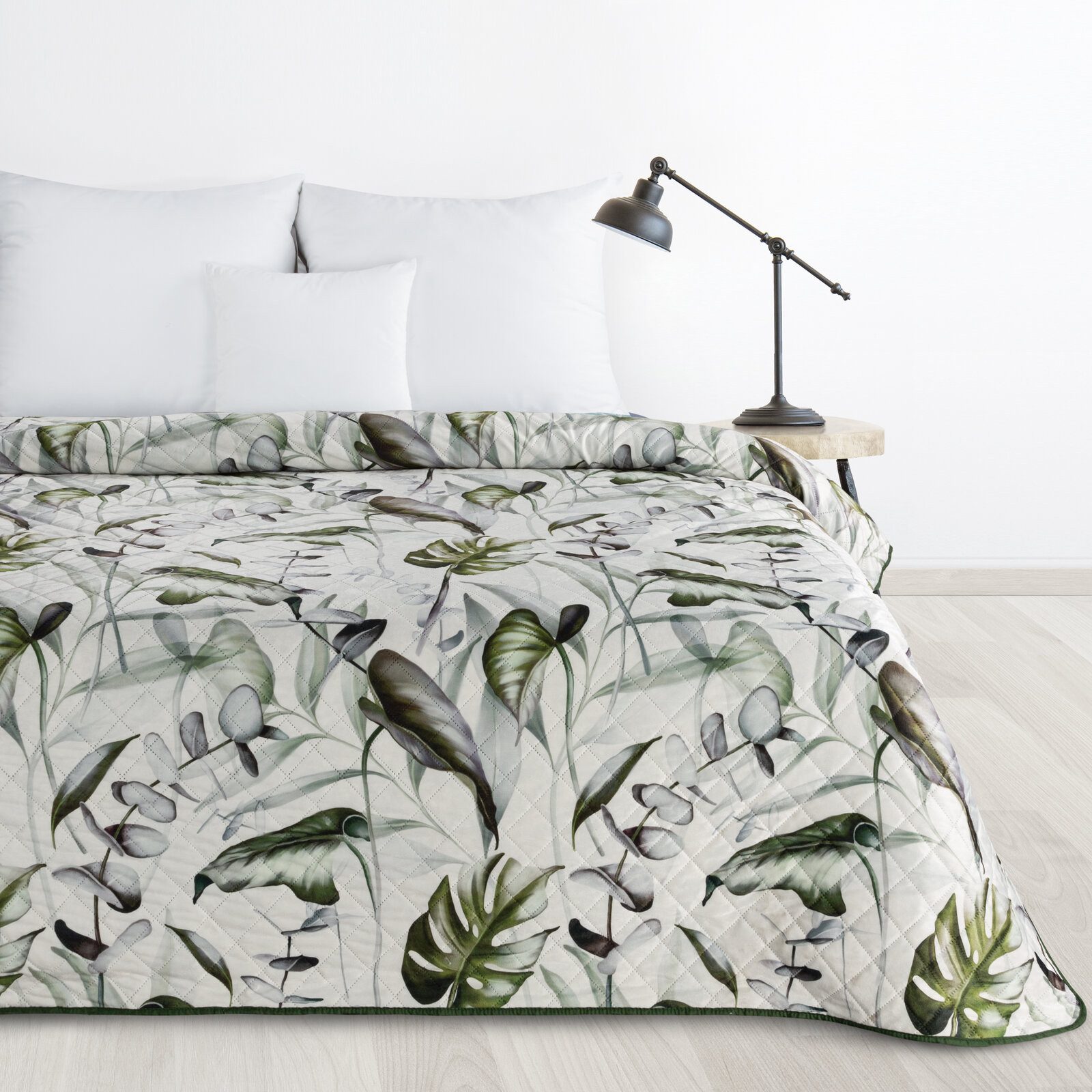 Design91 Tagesdecke Samtdecke Gemusterte Valvet Decke günstig online kaufen