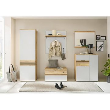 Bega Consult Wandspiegel Garderobe Spiegel MILAN Wandspiegel Artisan Eiche ca. 85 x 70 cm