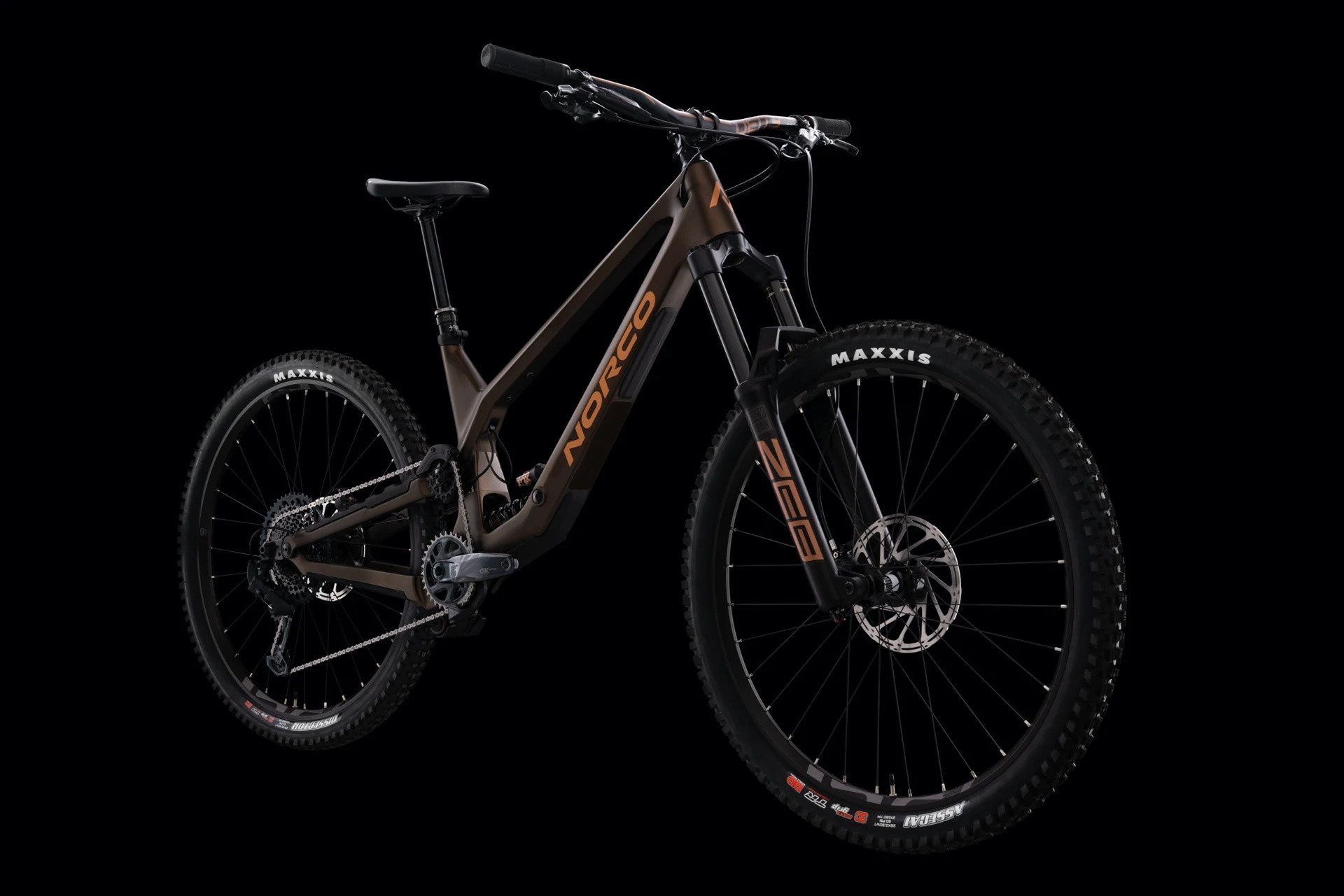 NORCO Mountainbike MTB Fully RANGE C2 Brown/Copper 29" Diamant, 12 Gang SRAM Sram GX Eagle Schaltwerk, Kettenschaltung