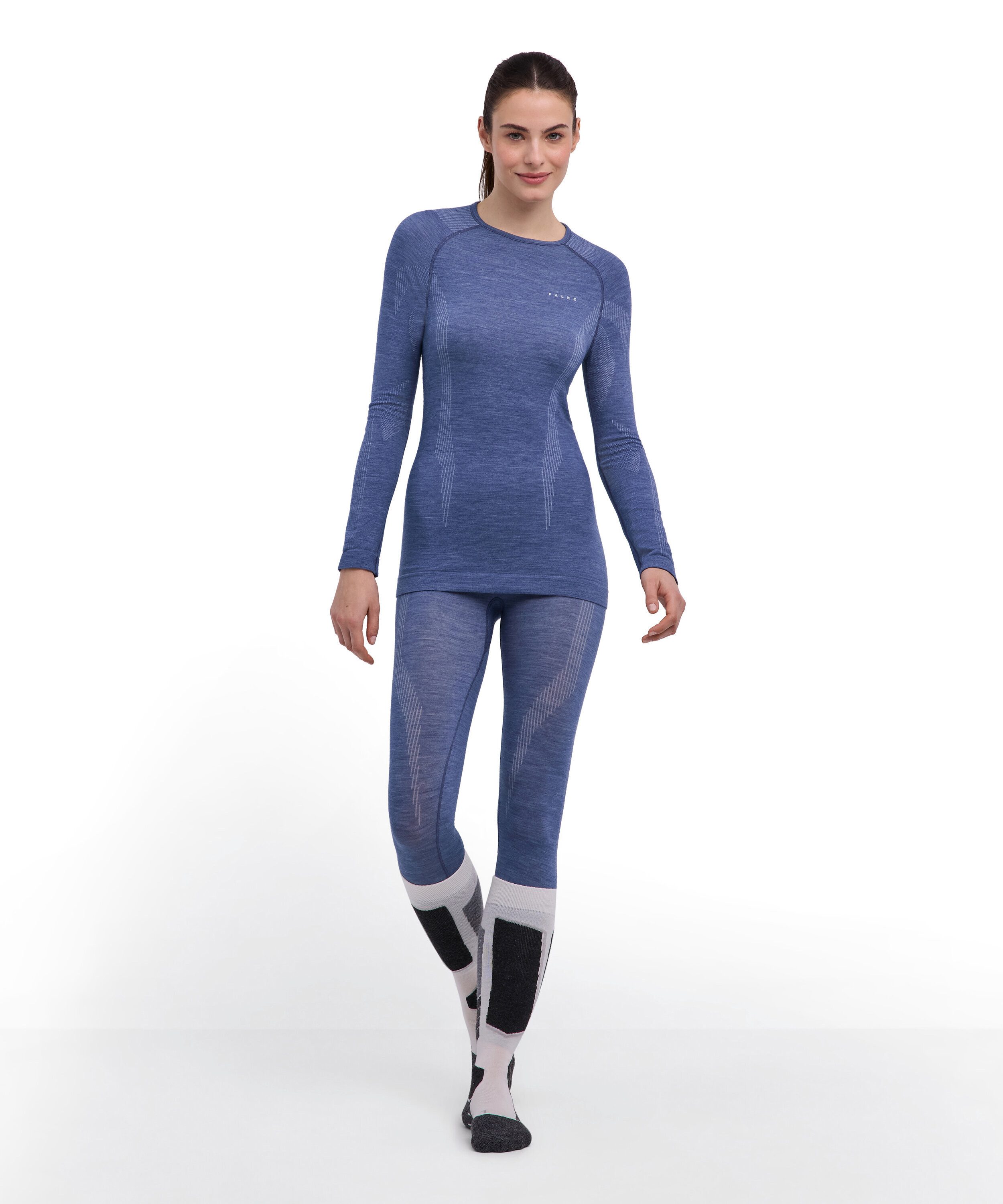FALKE Funktionsshirt FALKE Langarmshirt Wool-Tech (1-tlg., 1) aus Merinowolle für kalte bis sehr kalte Temperaturen