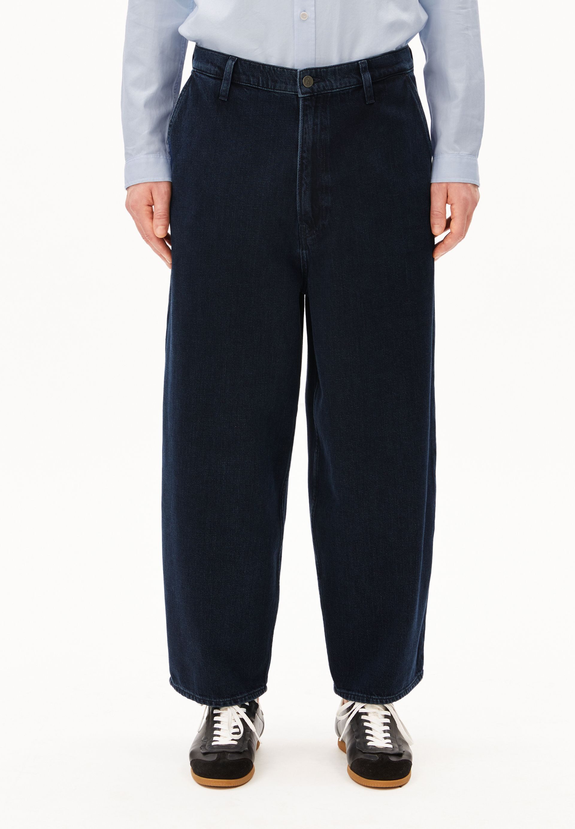 Armedangels Weite Jeans KAAVO Denimhose aus Bio-Baumwoll Mix (Non-Stretch, Baggy Fit) Mid waist