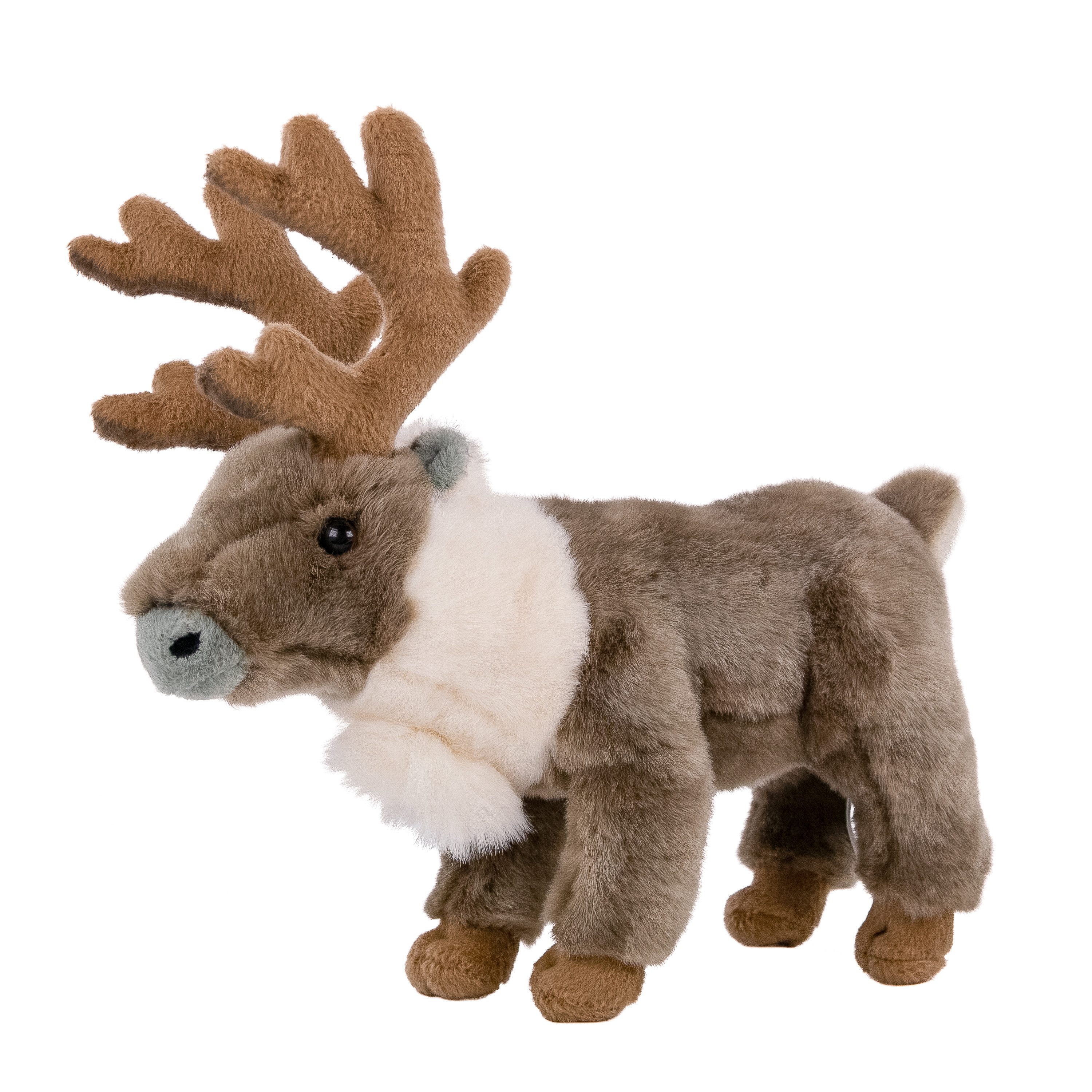 Teddys Rothenburg Kuscheltier Rentier braun stehend 24 cm Plüschrentier
