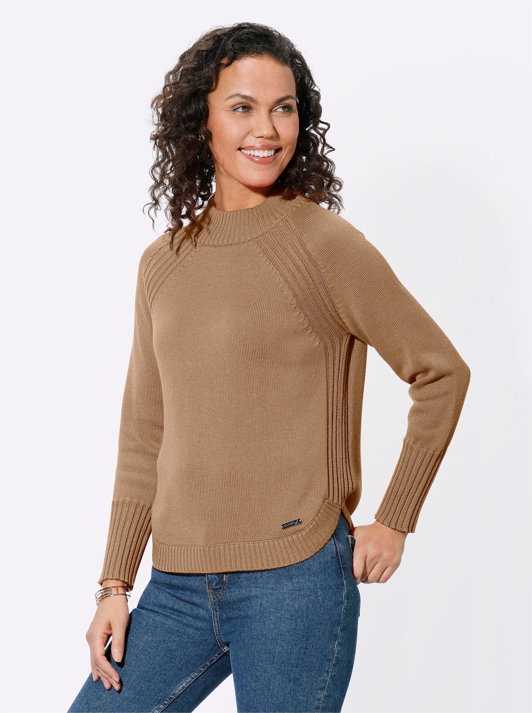 Witt Strickpullover Stehkragenpullover günstig online kaufen