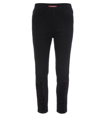 Body Needs Jeggings Stoffhose figurbetont mit Flockprint