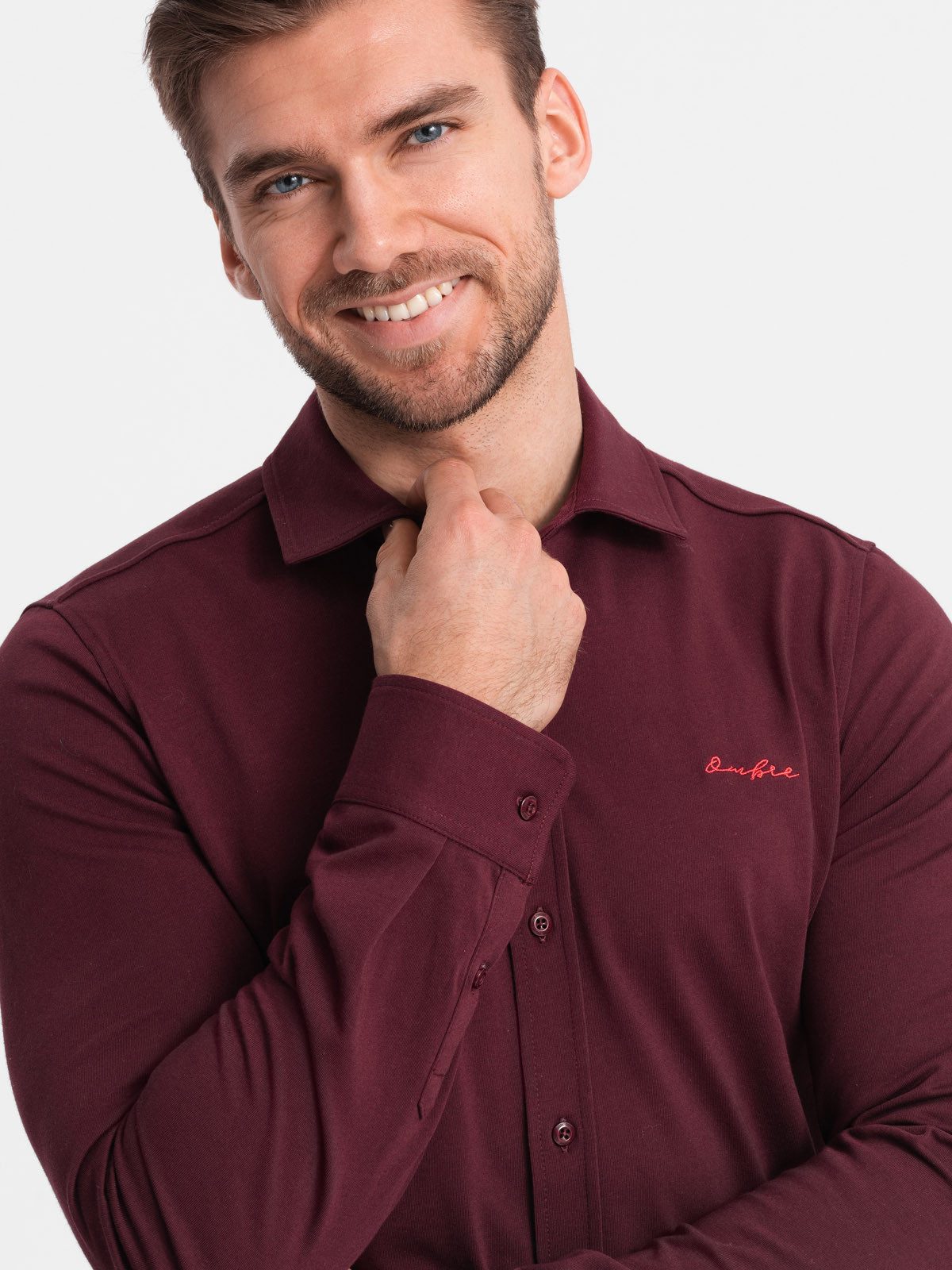 Langarmhemd Herren-Shirt aus Baumwolle REGULAR stricken Single-Jersey