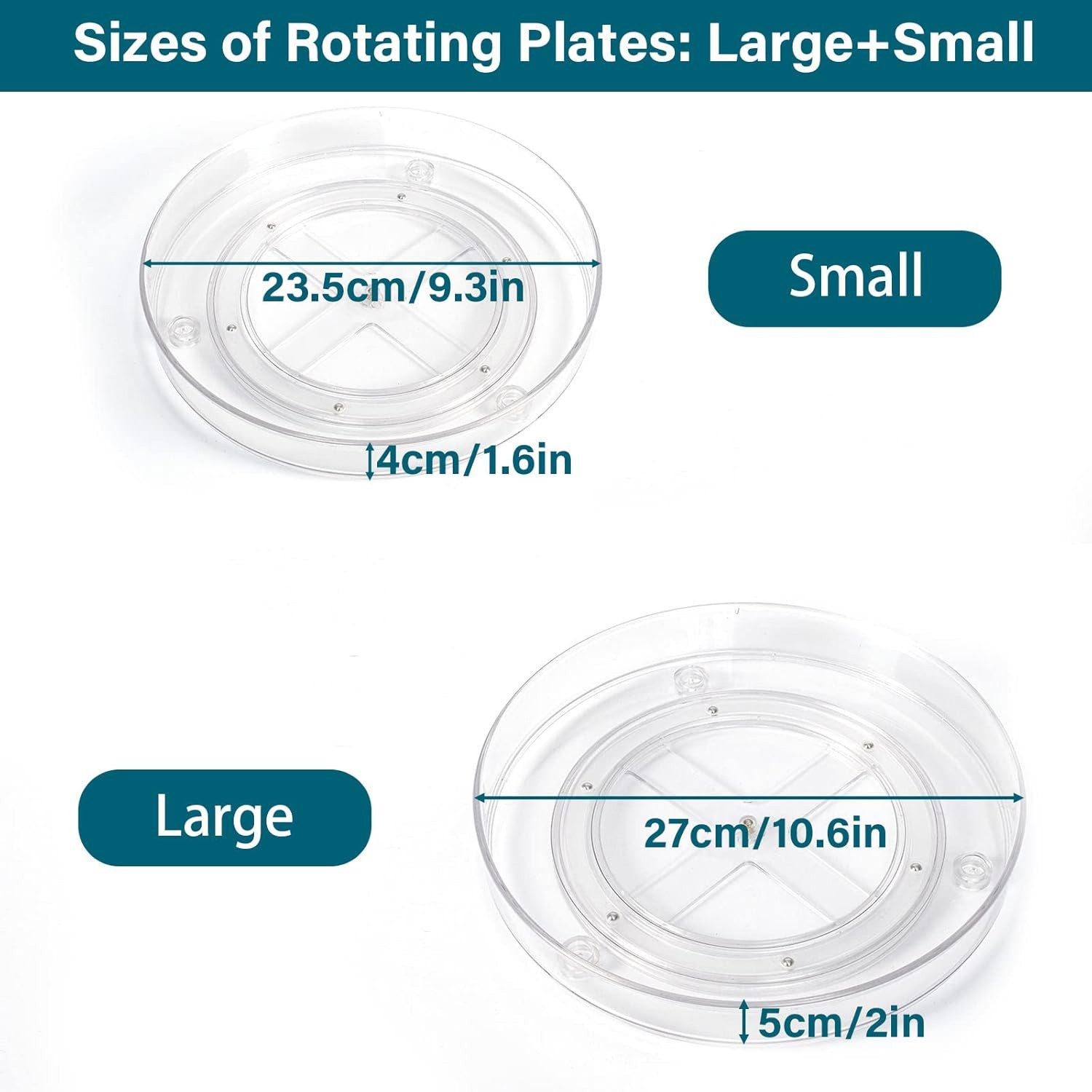 Refined Living Gewürzregal Multifunktionales Drehteller Organizer 2 Stücke, günstig online kaufen