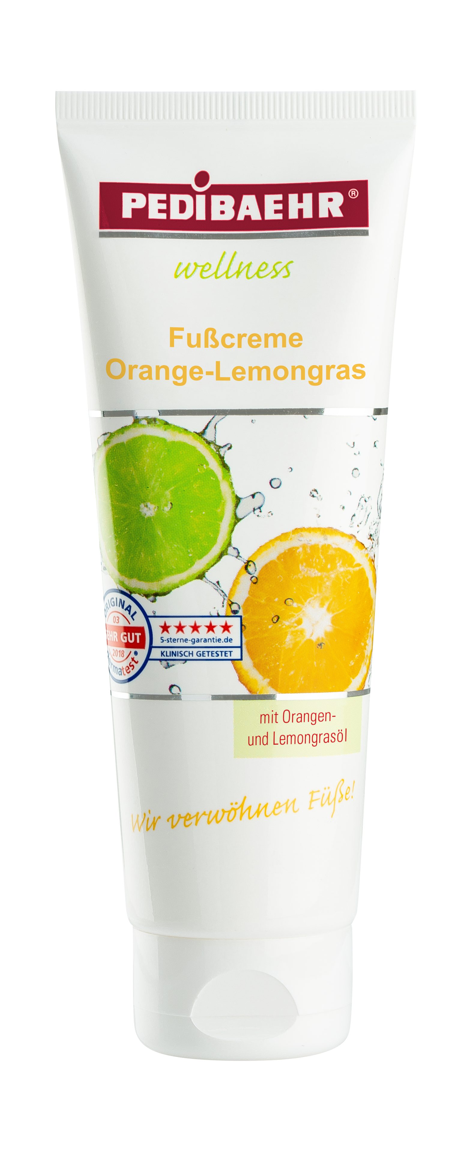 Fußcreme Pedibaehr Orange Lemongras -