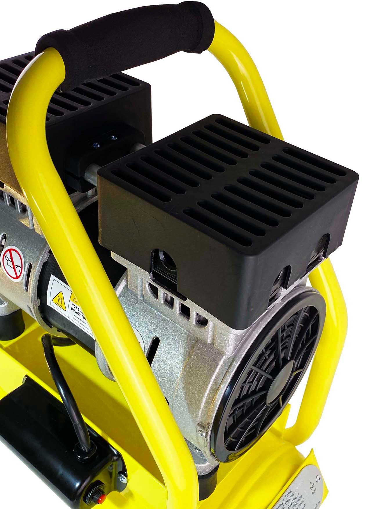 WELDINGER Kompressor FK65 pro, 850 W, max. 9,00 bar, 9,00 l, Flüsterkompressor