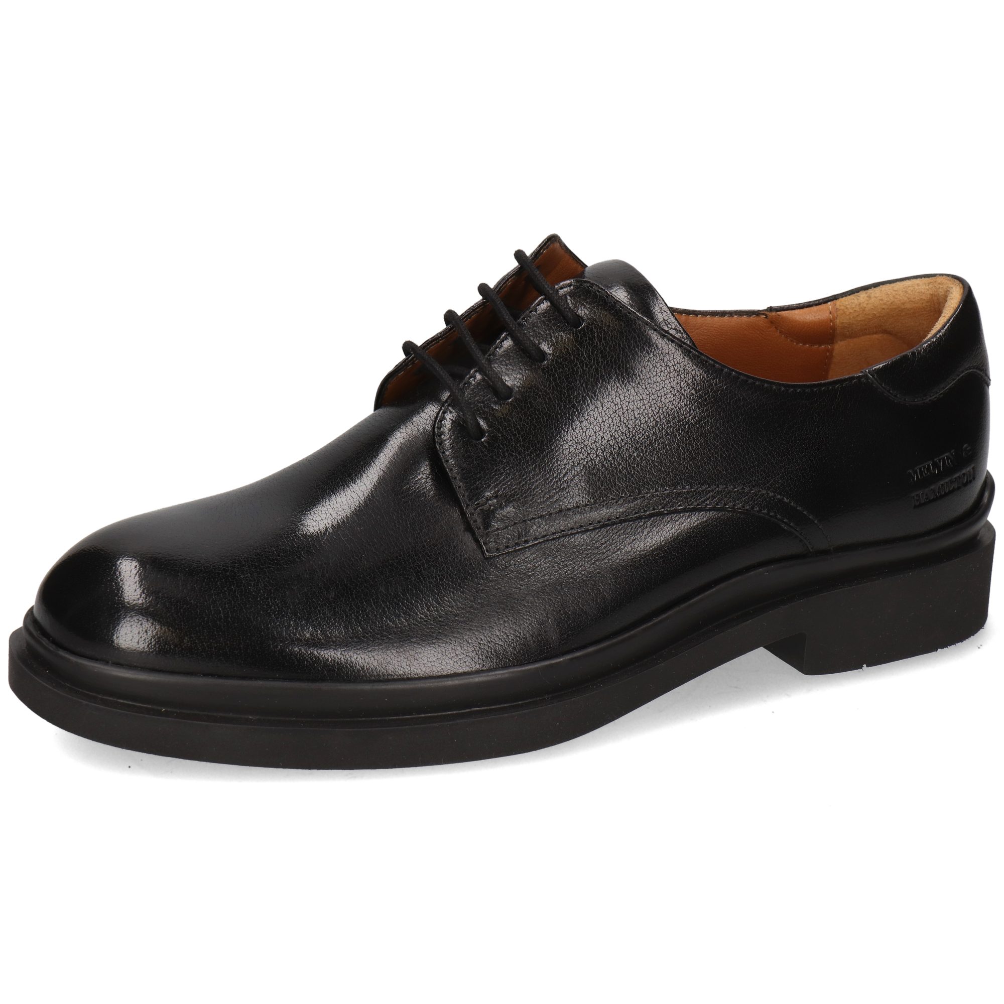 Melvin & Hamilton Ron 6 Leder-Schnürschuhe für Herren Schnürschuh Flache Absätze, Echtes Leder, Vegetabile Gerbung