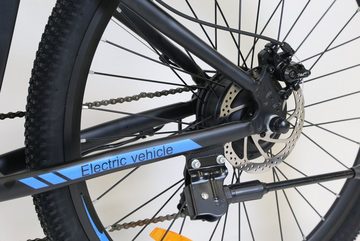 Myatu E-Bike 27,5 Zoll Elektrofahrrad Mountainbike für Herren, E-Bike 5687, 6 Gang, Kettenschaltung, Heckmotor, 450,00 Wh Akku
