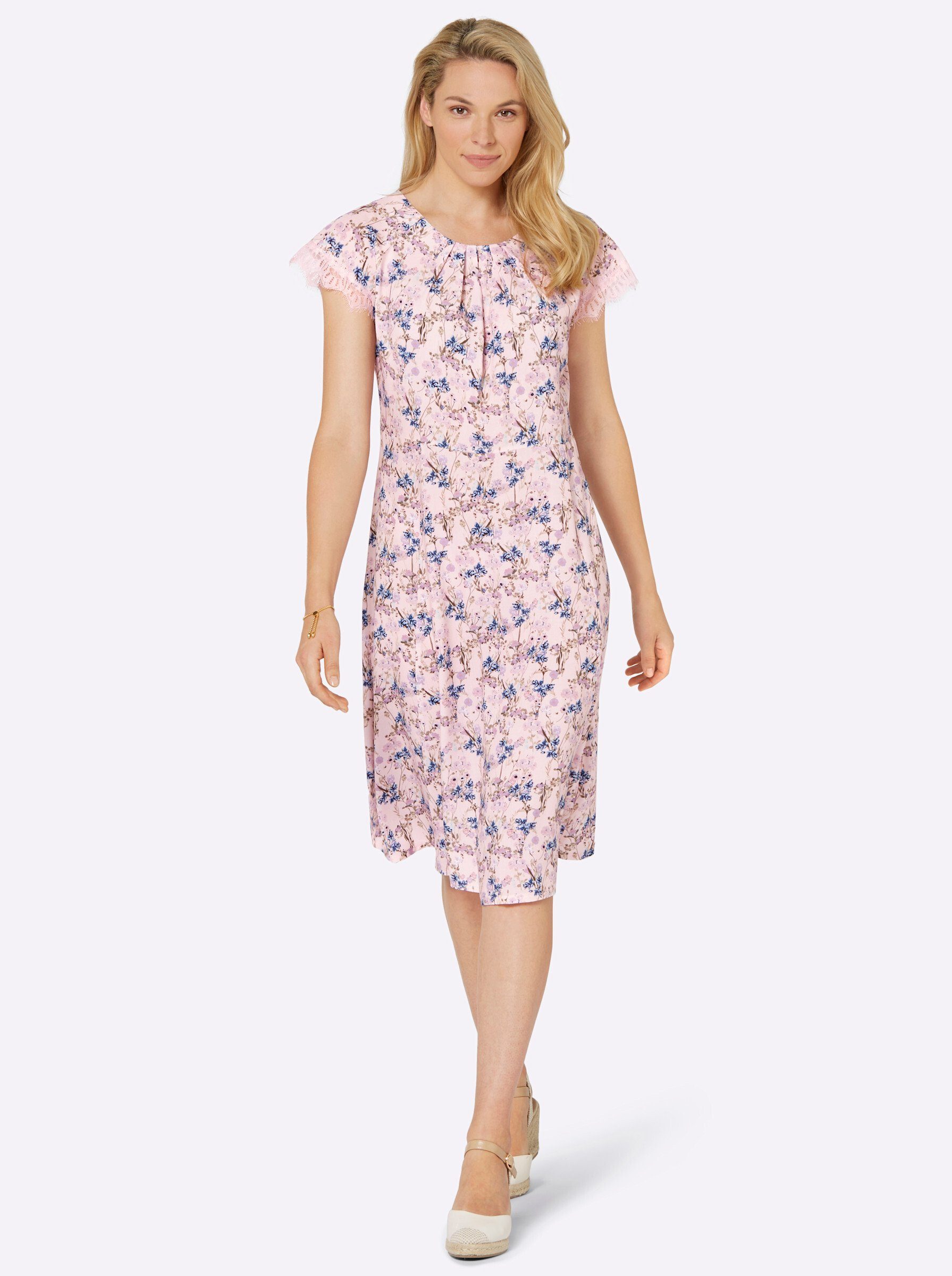 Etuikleid Druck-Kleid