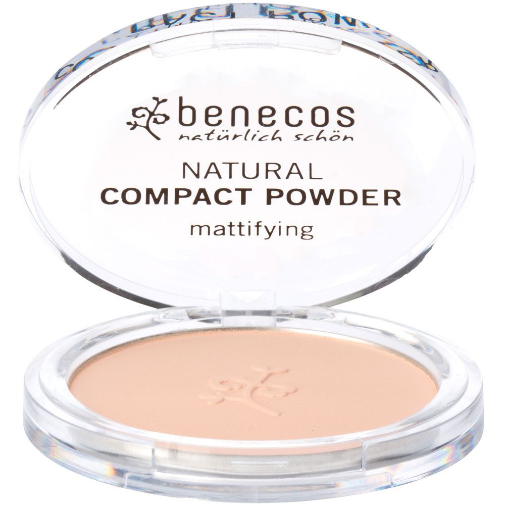 Benecos Пудра Compact Powder sand, 9 g