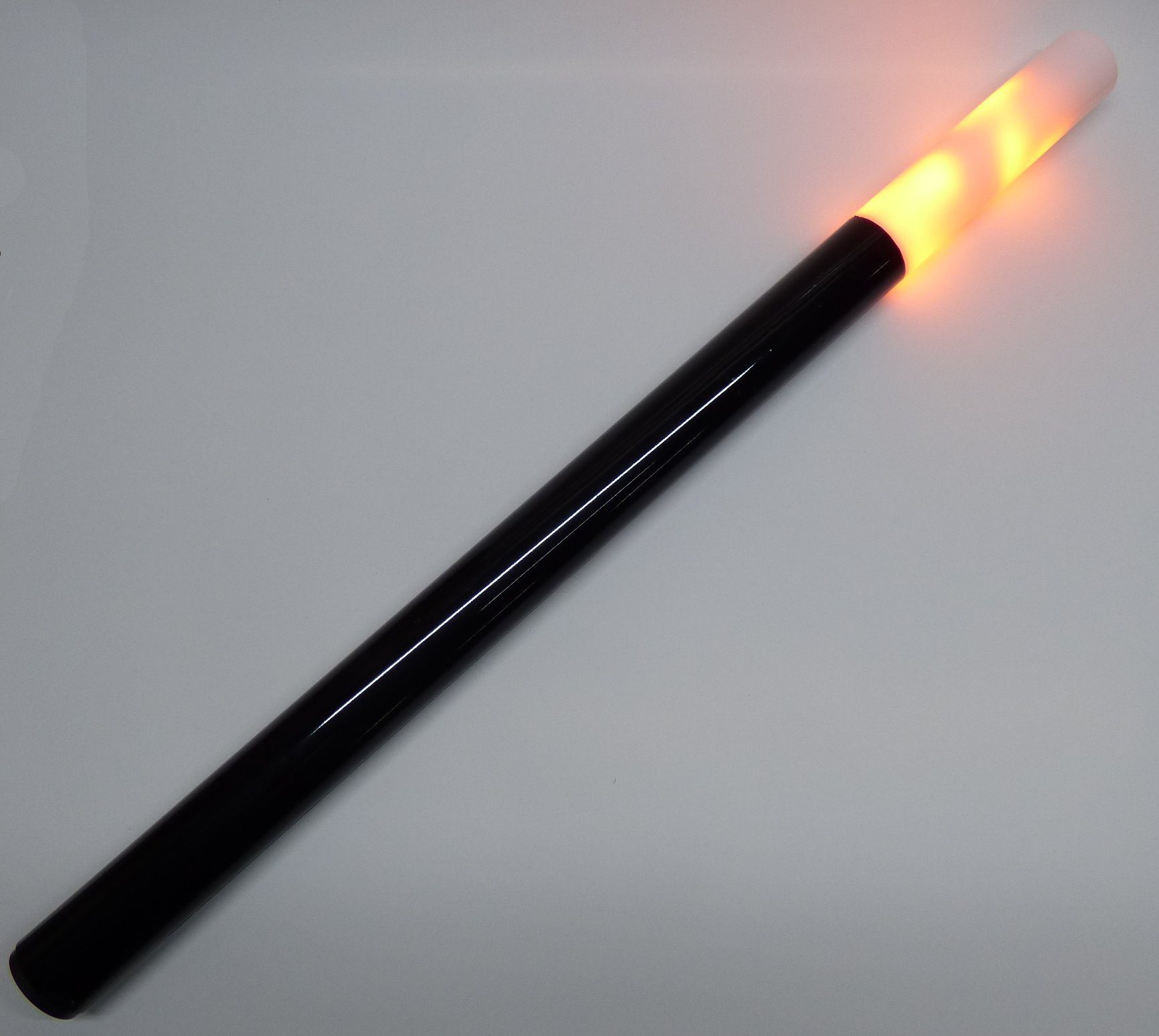 Röhre Flamme Xenon LED LED mm Ein/Aus LED 630 XENON Amber groß Dekolicht Schwarz, T8, Fackel