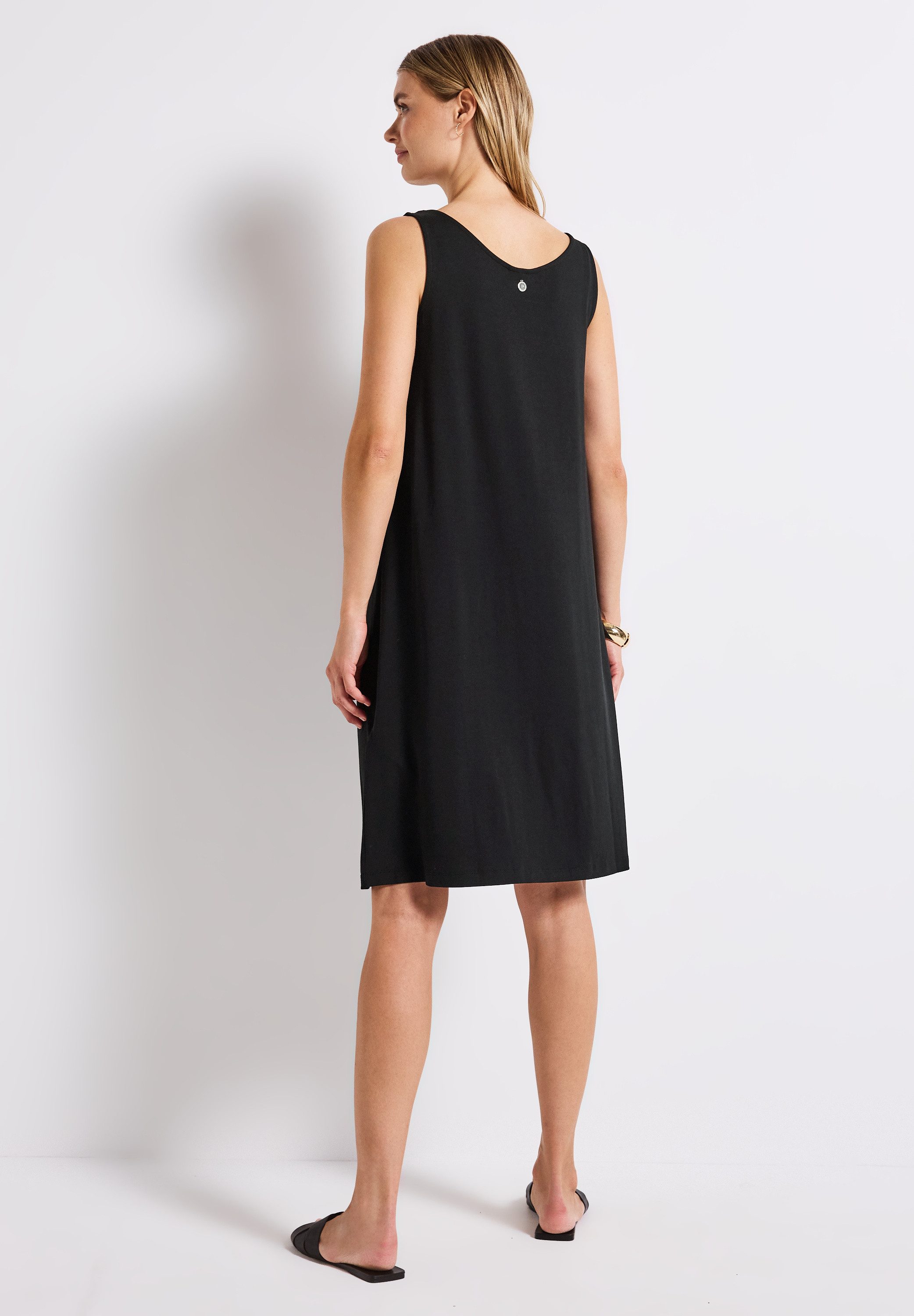 STREET ONE Shirtkleid mit Knotendetail, ärmellos günstig online kaufen