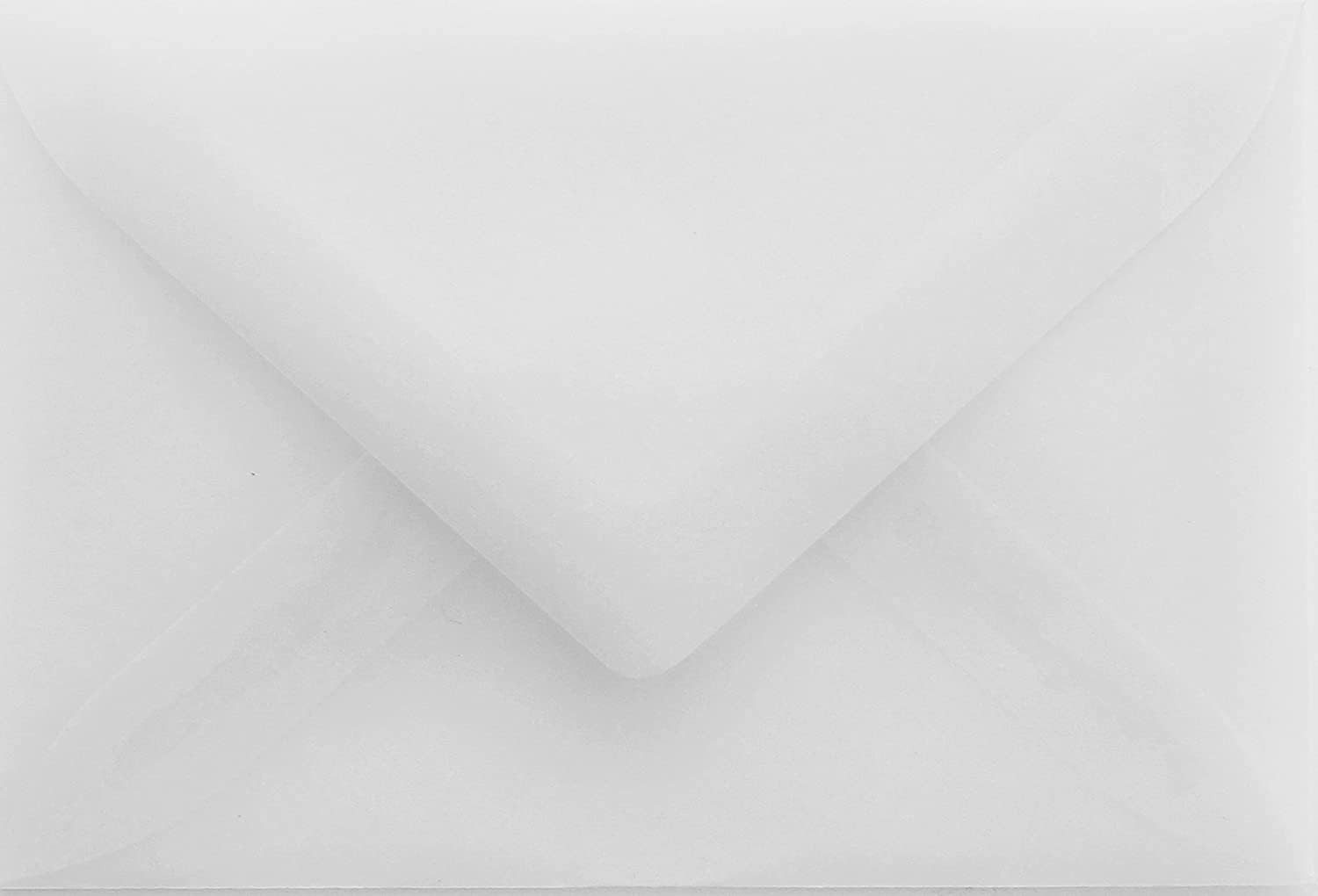 Briefumschläge24Plus Briefumschlag 25 St. C6 (114 x 162 mm) Briefumschläge nassklebend Transparent, C6 114 x 162 mm Recyceltes Material