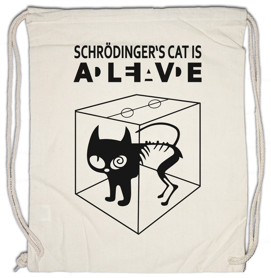 Turnbeutel Schrödinger's Cat Is Alive Dead I Turnbeutel The Big Schroedinger TV