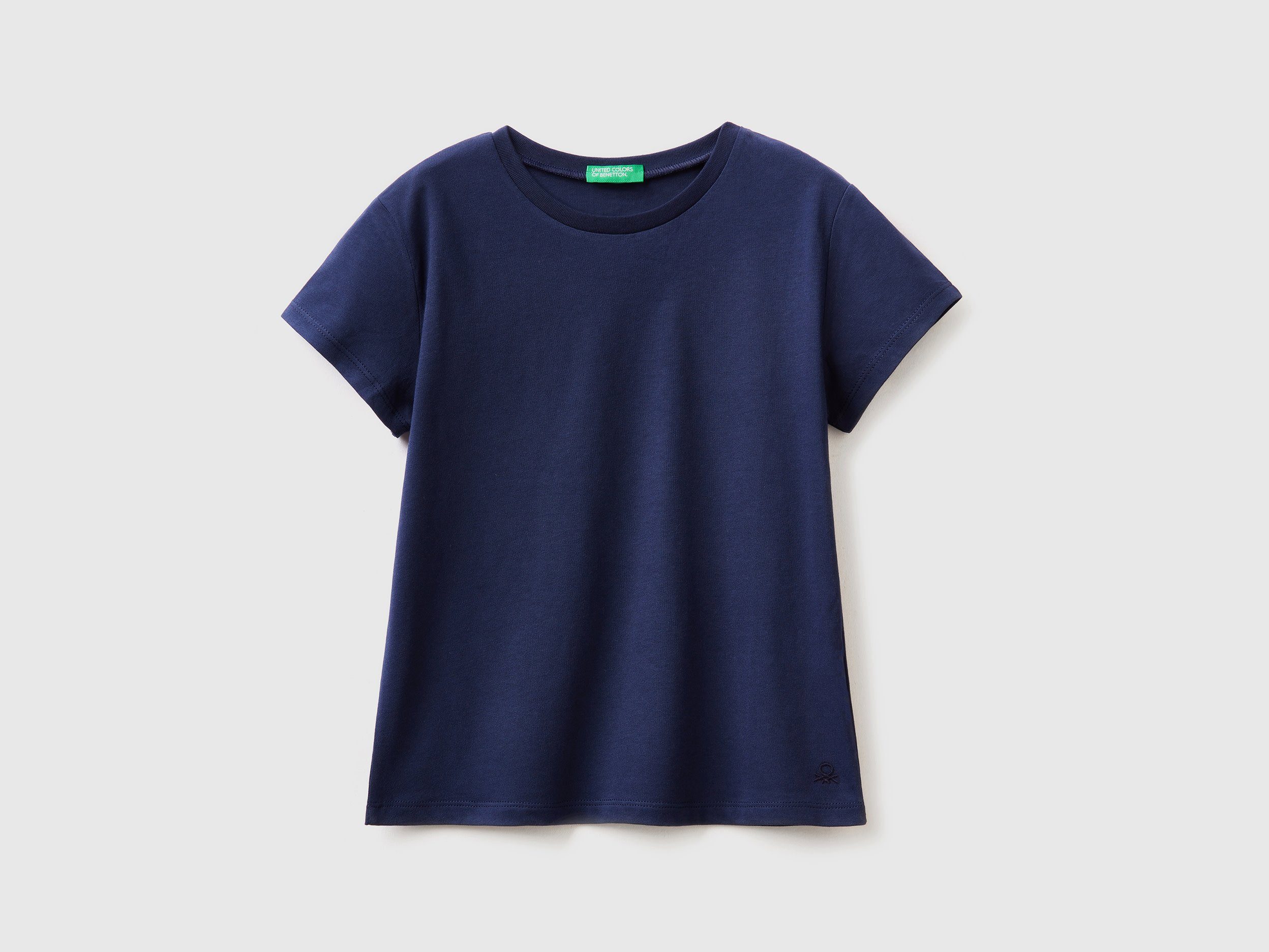 United Colors of Benetton T-Shirt mit Markenlabel, T-Shirt von Benetton für  Kinder