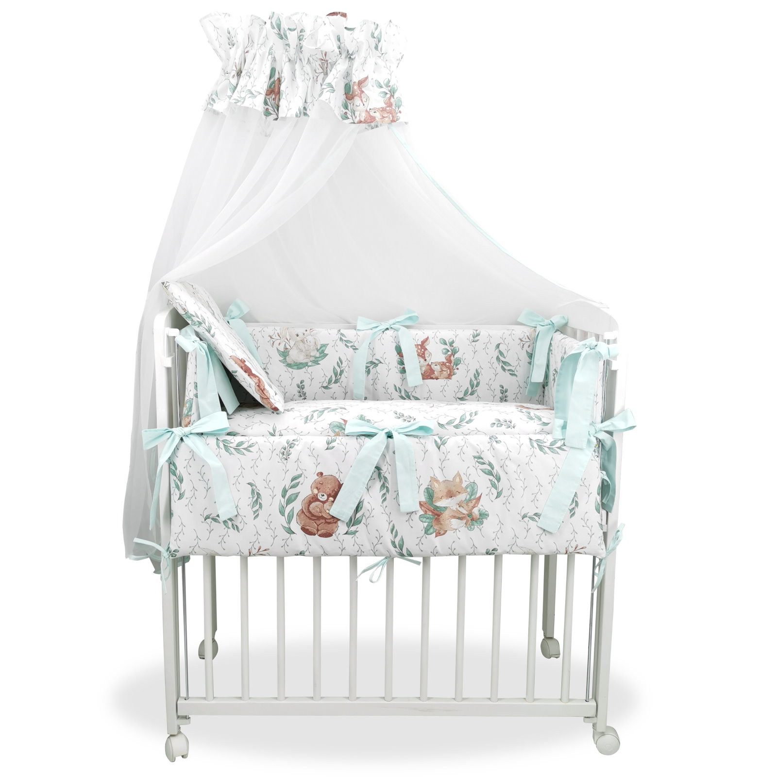 Baby-Delux Beistellbett Babybett Märchenwald, 10-tlg., Stillbett günstig online kaufen