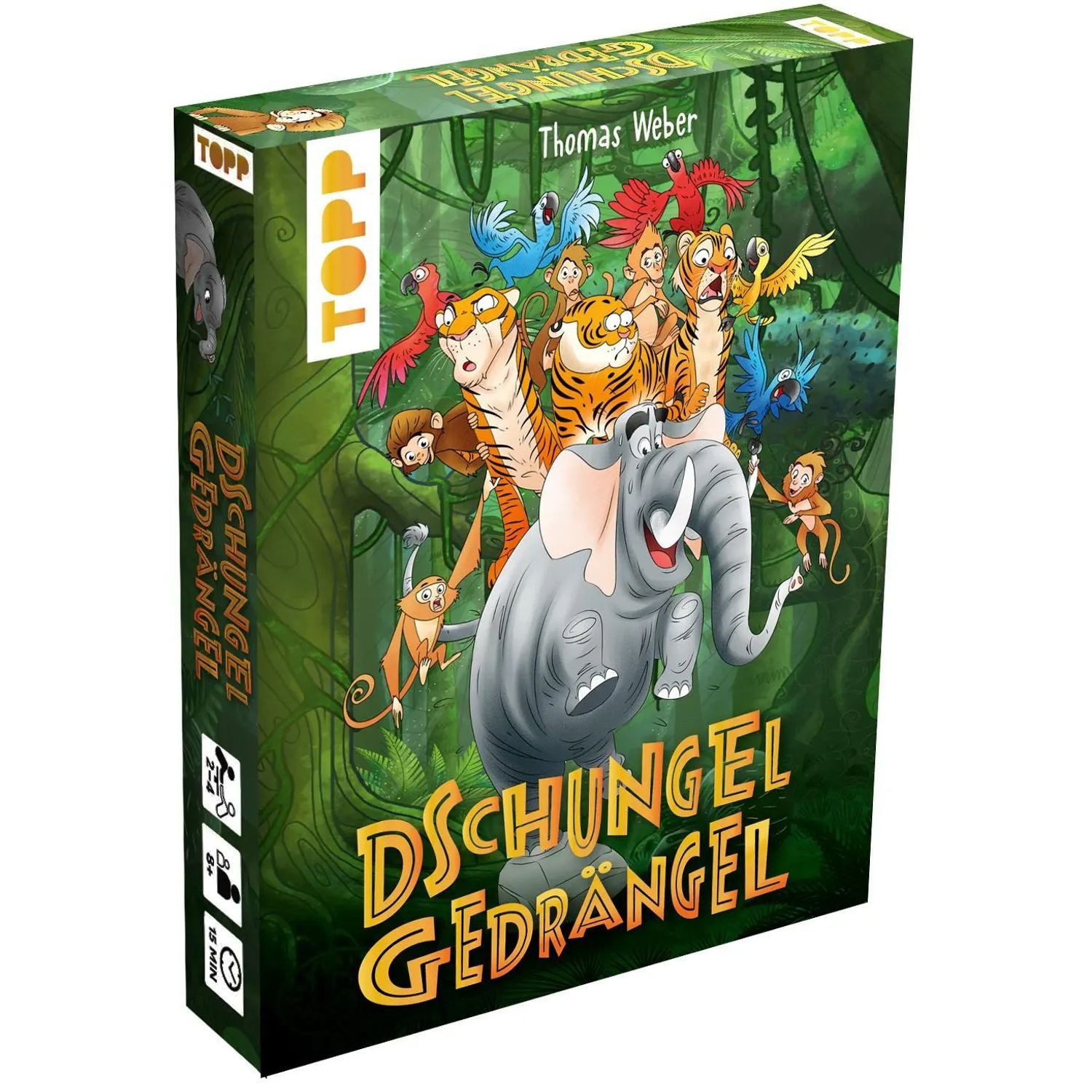 frechverlag Spiel Dschungelgedrängel - Das Kartenspiel für tierischen Tumult