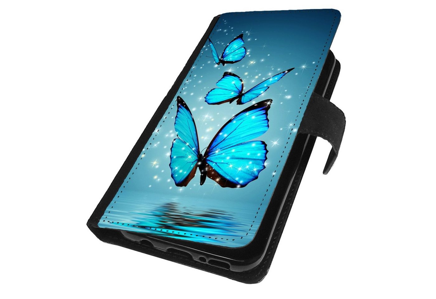 Traumhuelle Handyhülle Für Samsung Galaxy A52 / A52S 5G Hülle Motiv 4 Schmetterling, Handytasche Schutzhülle Flip Case Wallet Etui Cover