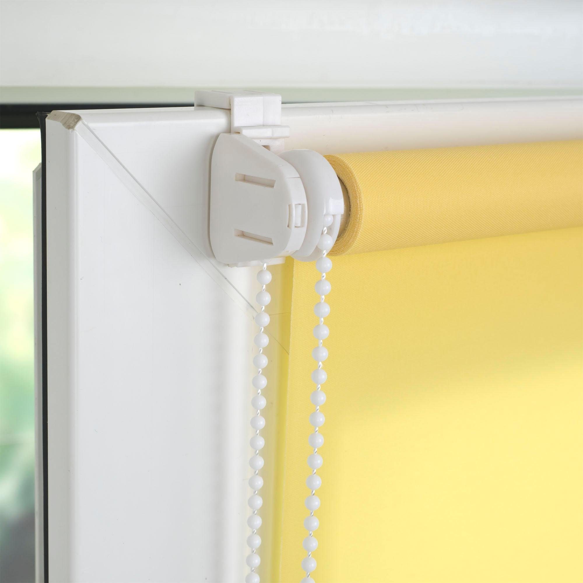 Seitenzugrollo Klemmfix, Liedeco, Lichtschutz, ohne Bohren, Klemmfix, inkl. Klemmträger