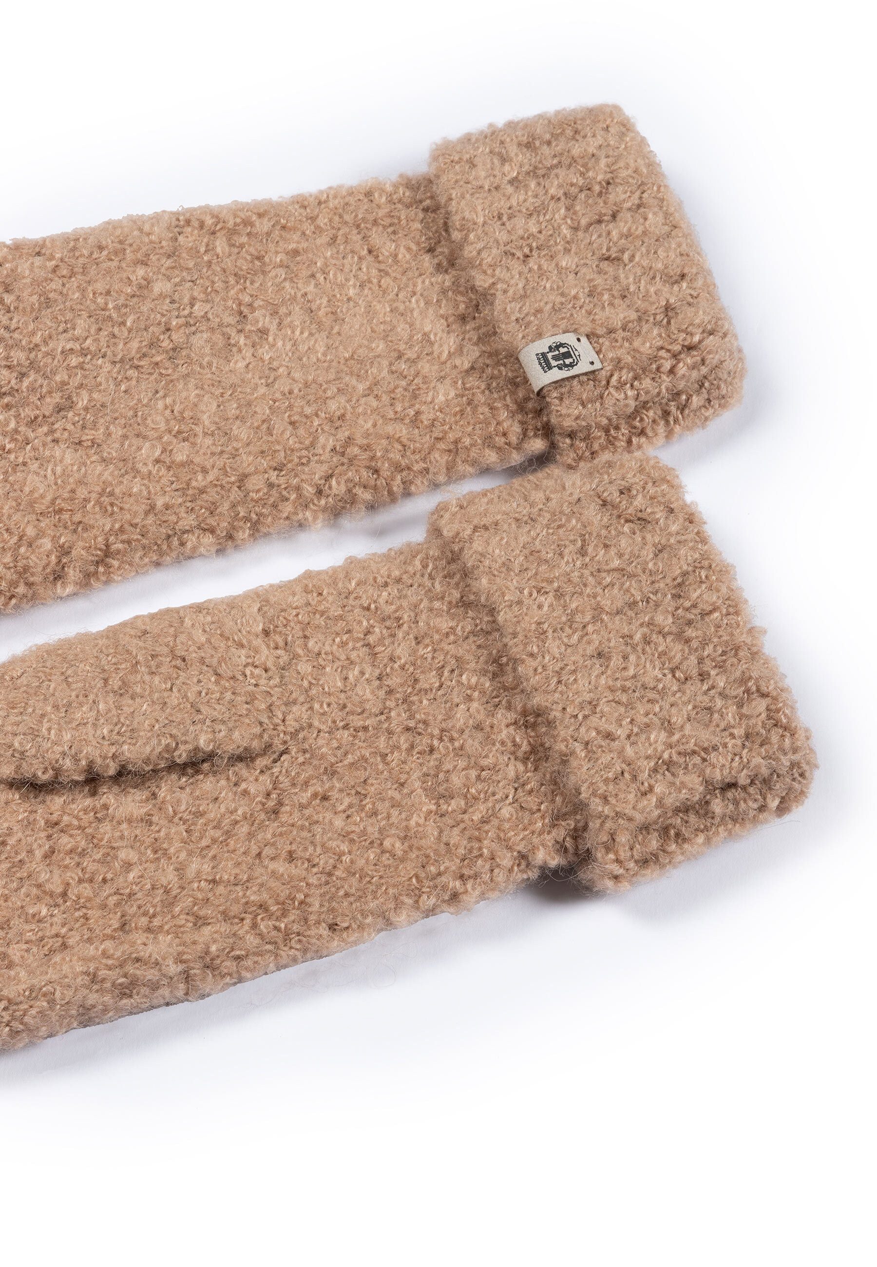 Roeckl Fäustlinge CLASSIC BOUCLÉ Feinstrickfäustlinge mit Umschlag