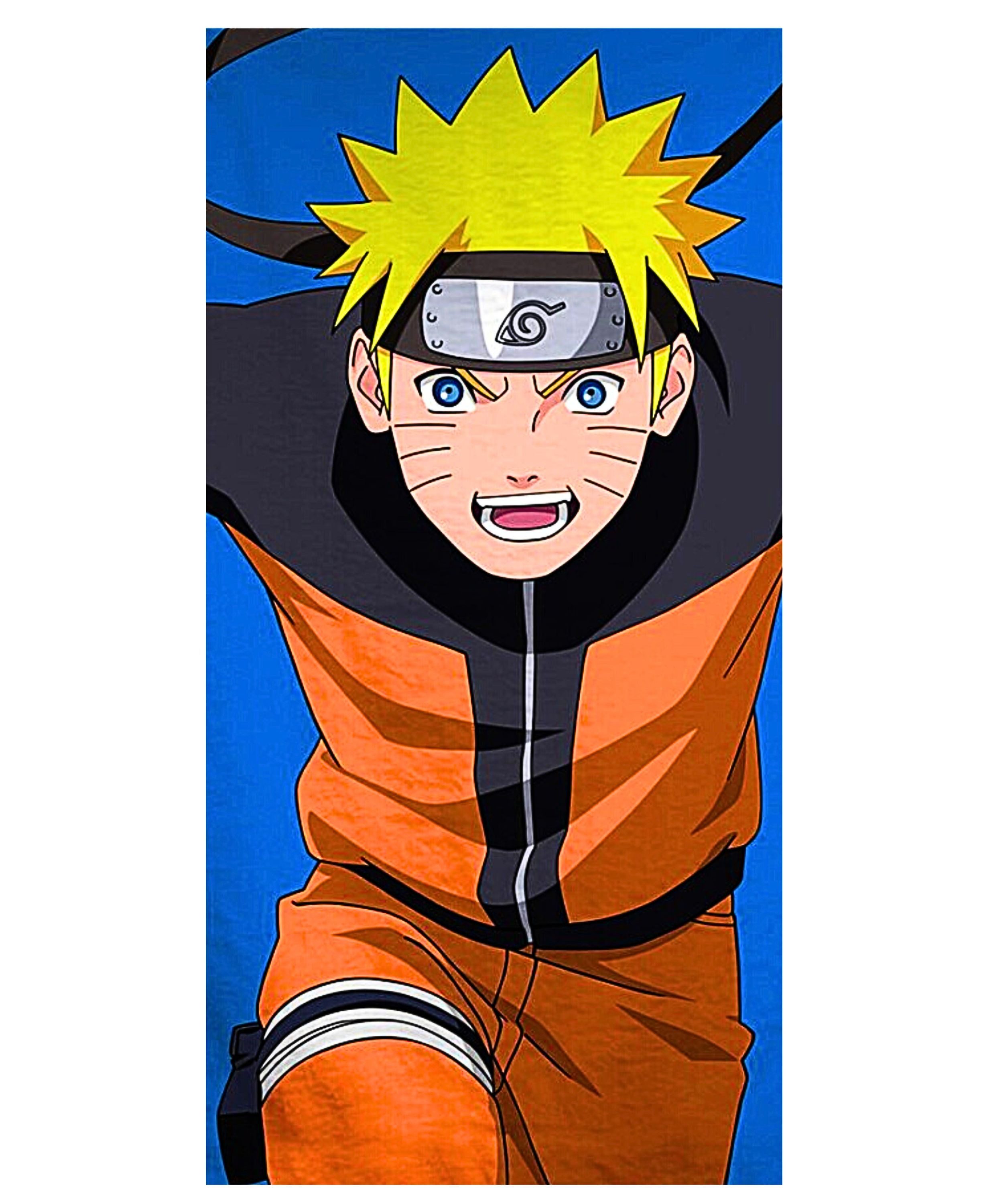 Naruto Badetuch, Mikrofaser, Strandtuch 70 x 140 cm schnelltrocknend